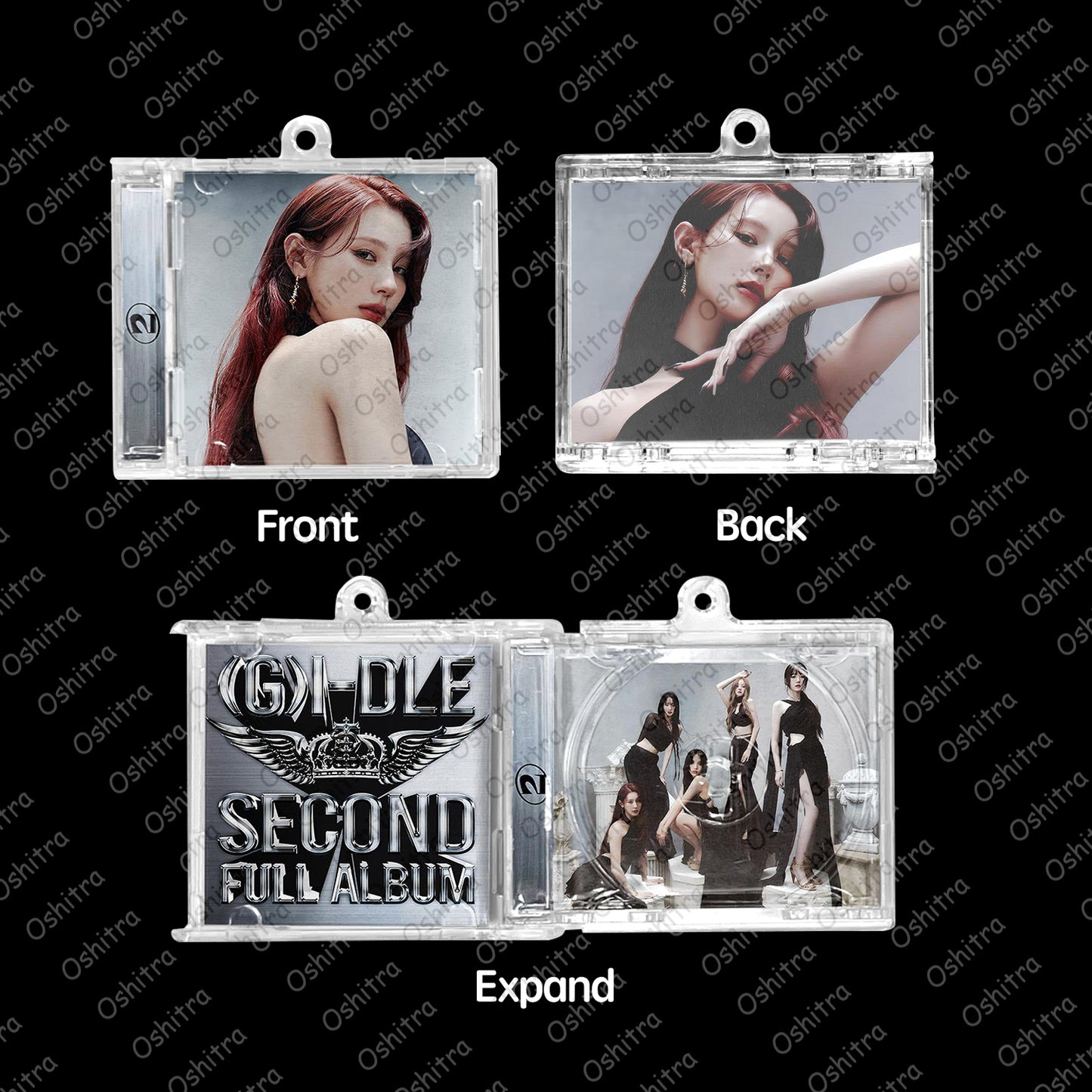 I-DLE「2」Mini Album NFCミニアルバムキーホルダー スマホタッチで音楽再生 推し活グッズ