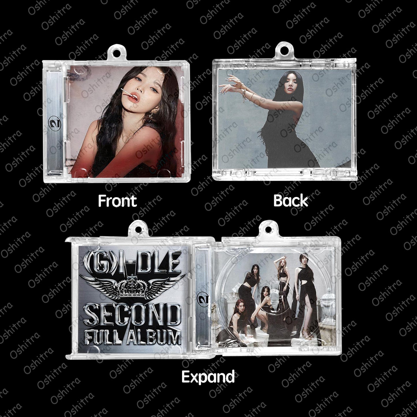 I-DLE「2」Mini Album NFCミニアルバムキーホルダー スマホタッチで音楽再生 推し活グッズ