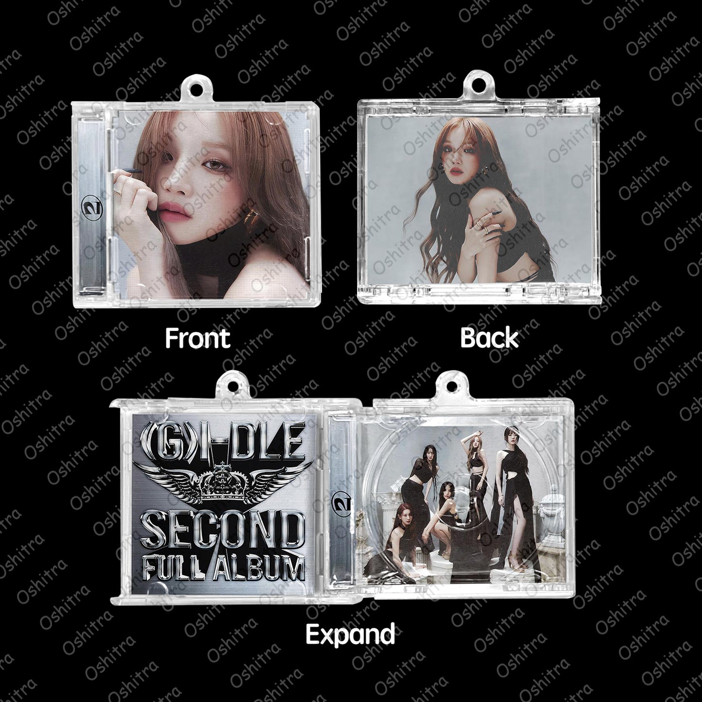 I-DLE「2」Mini Album NFCミニアルバムキーホルダー スマホタッチで音楽再生 推し活グッズ