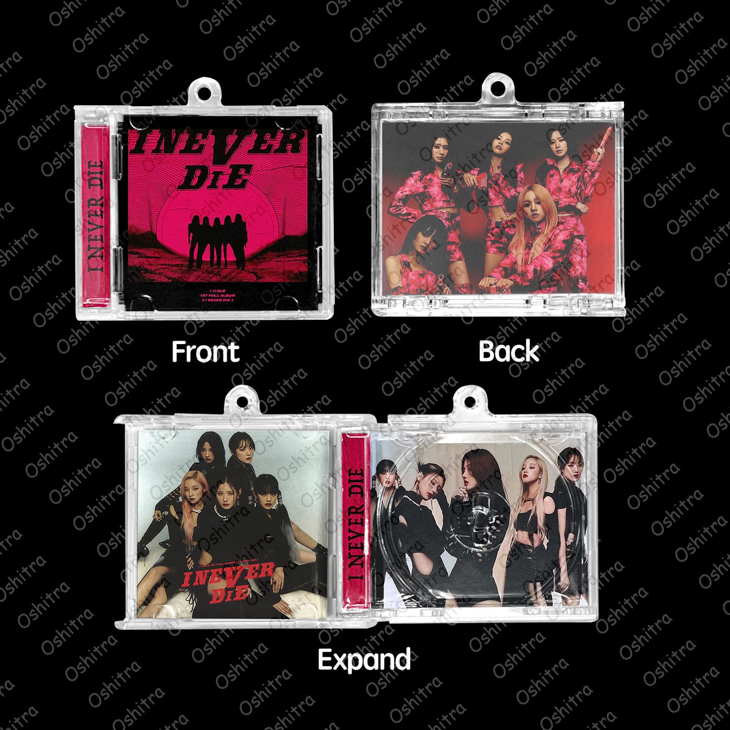 I-DLE「Ineverdie」Mini Album NFCミニアルバムキーホルダー スマホタッチで音楽再生 推し活グッズ