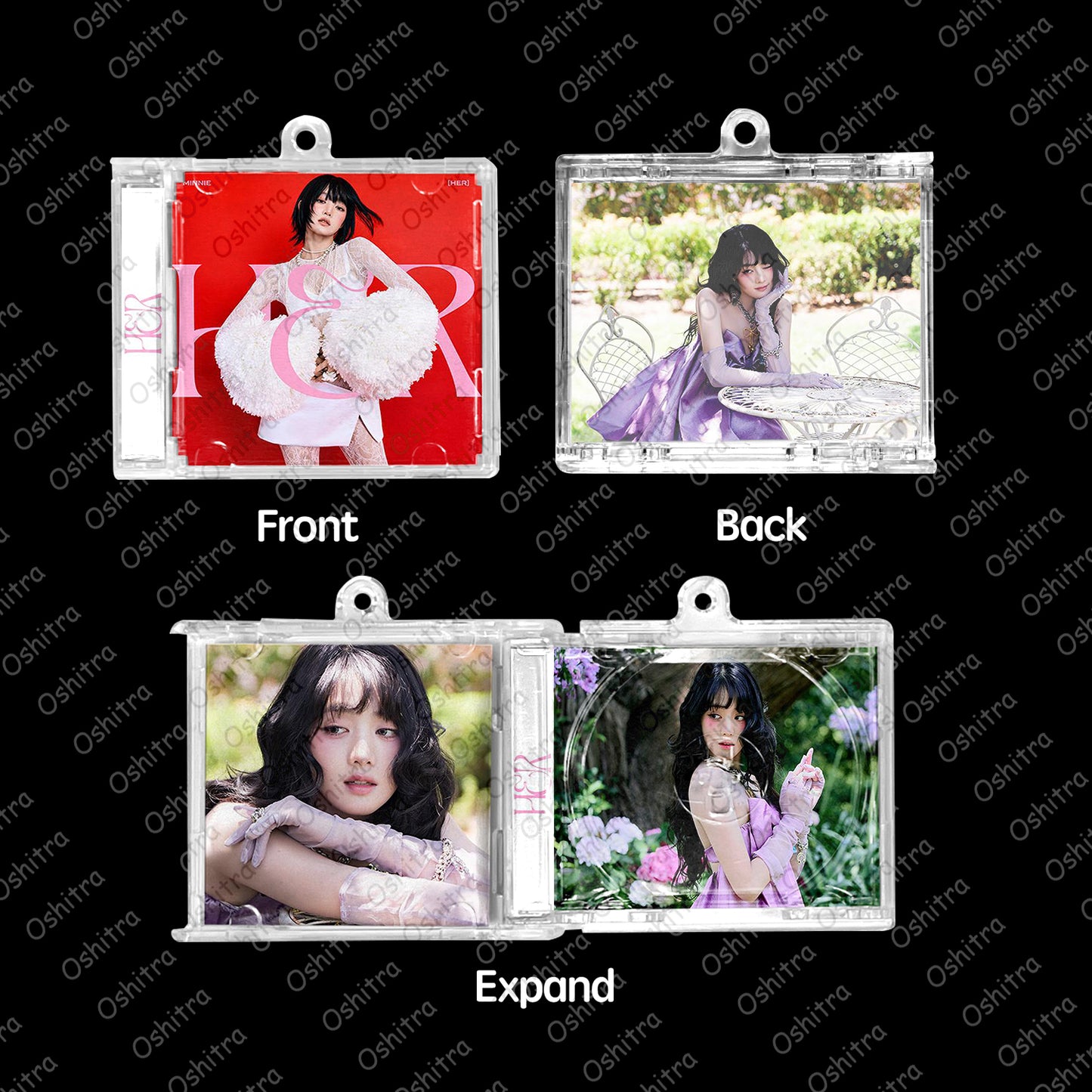 I-DLE「Her」Mini Album NFCミニアルバムキーホルダー スマホタッチで音楽再生 推し活グッズ