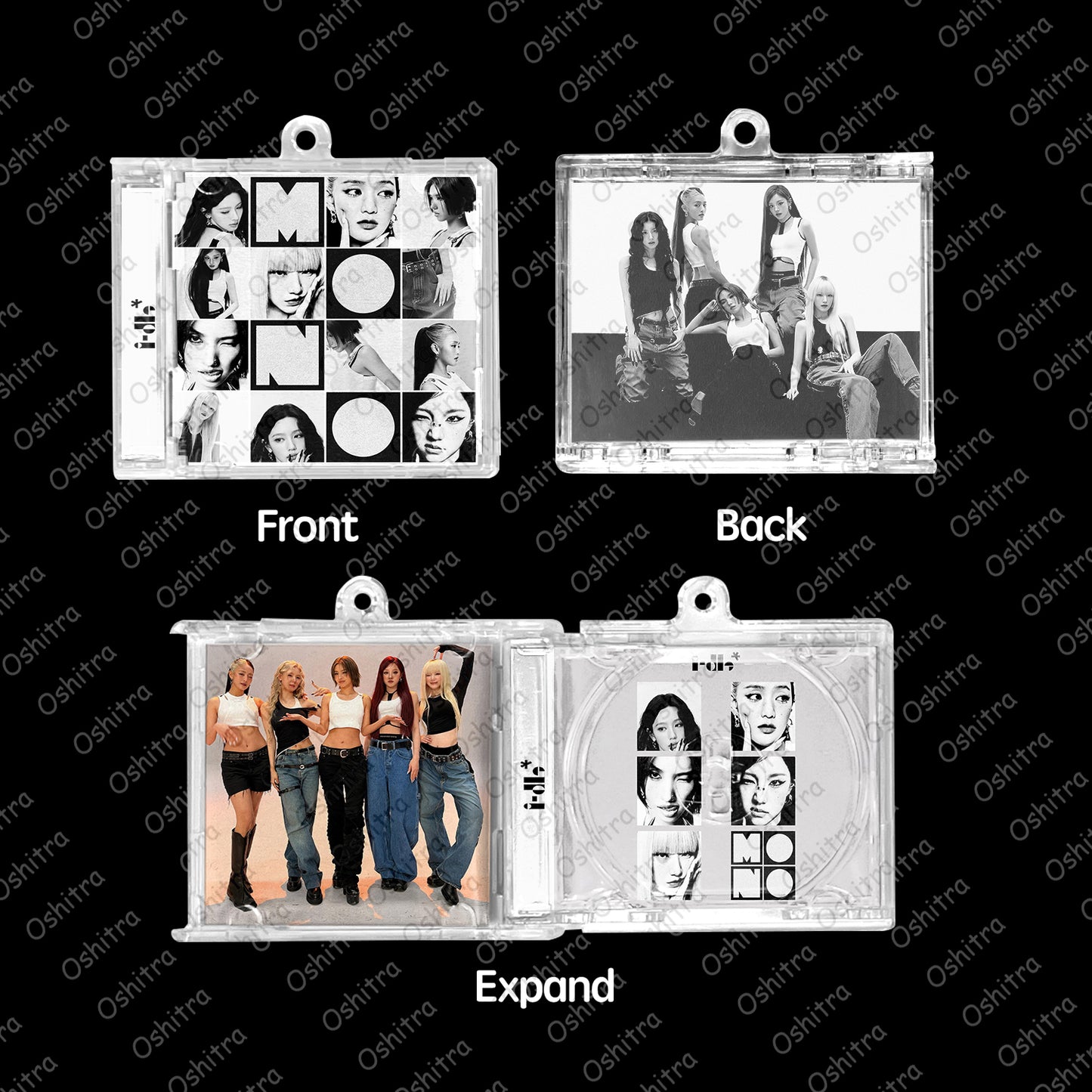 I-DLE「Mono」Mini Album NFCミニアルバムキーホルダー スマホタッチで音楽再生 推し活グッズ
