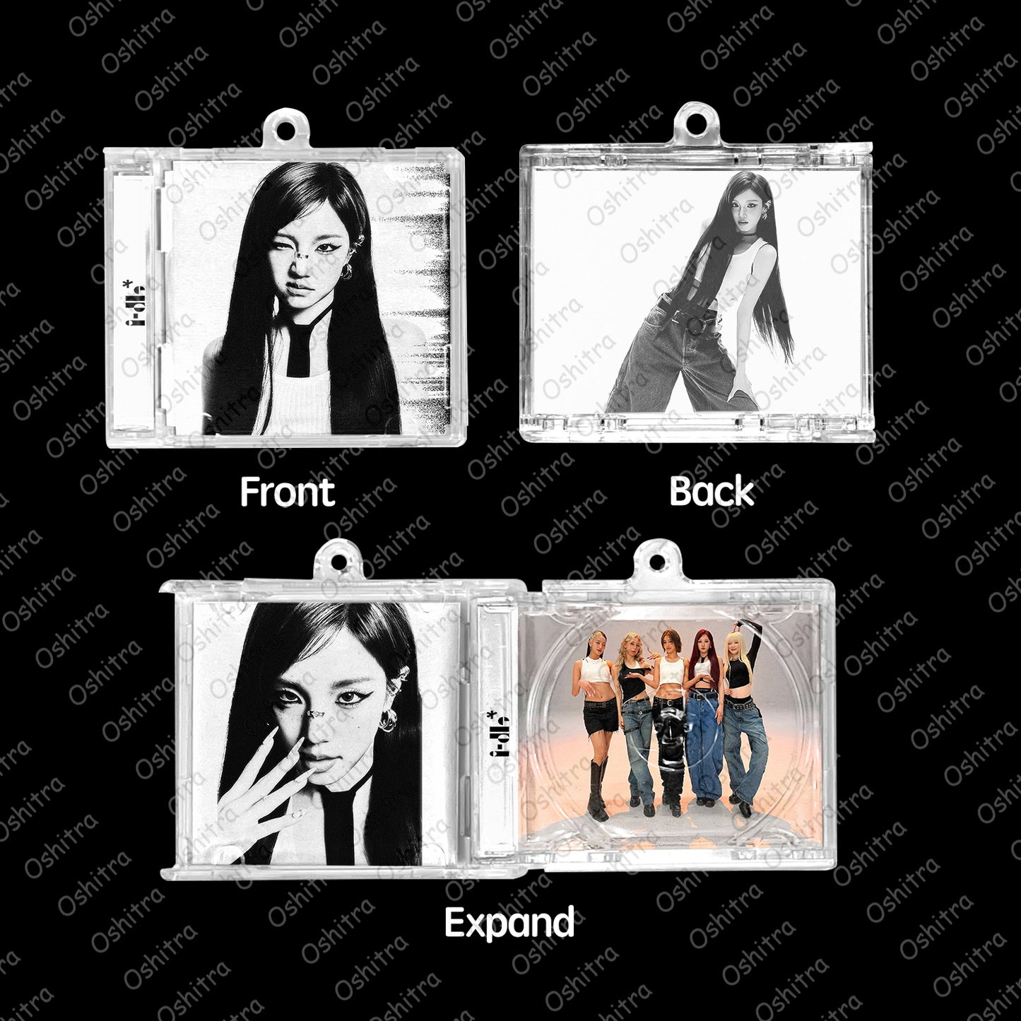 I-DLE「Mono」Mini Album NFCミニアルバムキーホルダー スマホタッチで音楽再生 推し活グッズ