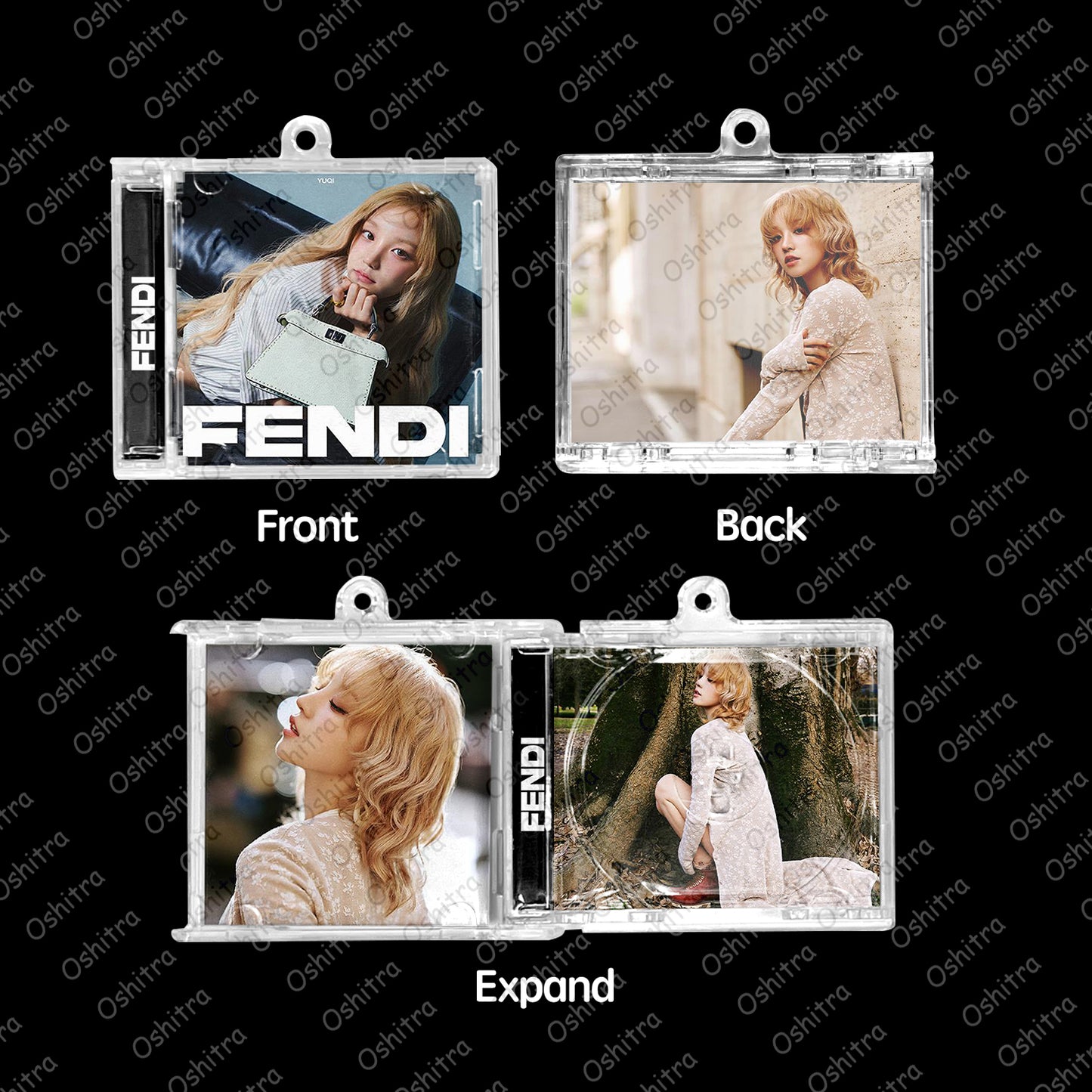 I-DLE「Fendi」Mini Album NFCミニアルバムキーホルダー スマホタッチで音楽再生 推し活グッズ