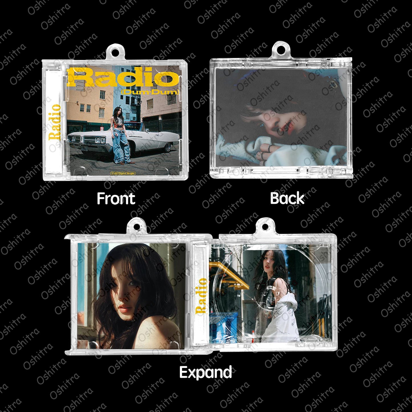 I-DLE「Radio」Mini Album NFCミニアルバムキーホルダー スマホタッチで音楽再生 推し活グッズ