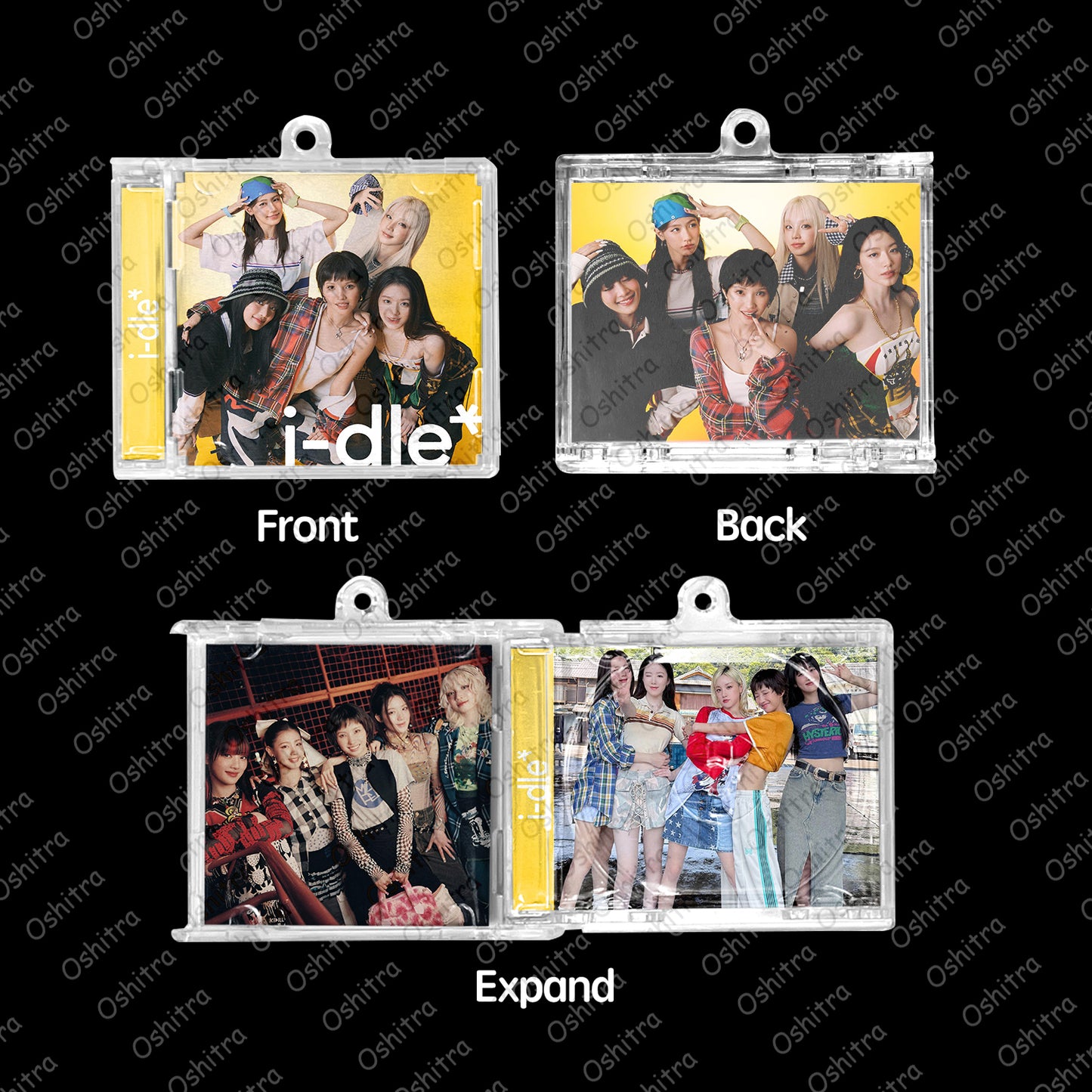 I-DLE「i-dle」Mini Album NFCミニアルバムキーホルダー スマホタッチで音楽再生 推し活グッズ