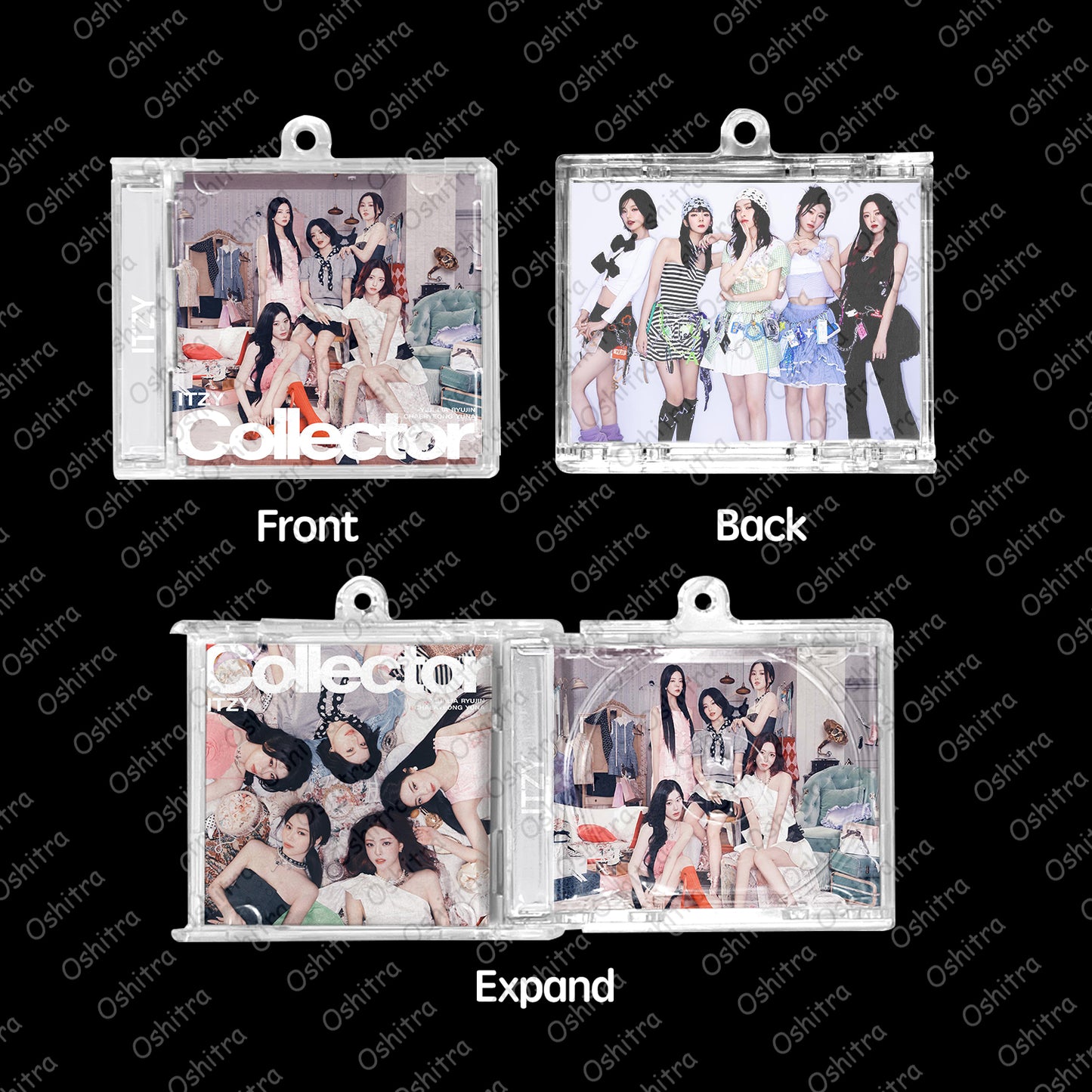 ITZY「Collector」Mini Album NFCミニアルバムキーホルダー スマホタッチで音楽再生 推し活グッズ