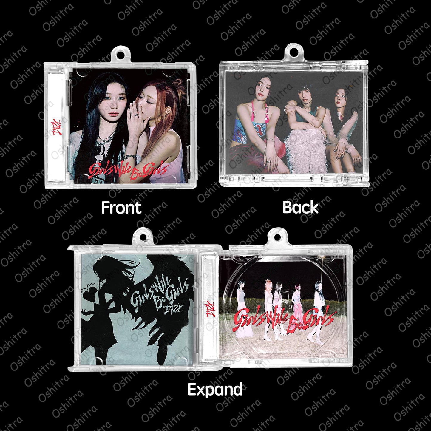 ITZY「Grils Will Be Girls」Mini Album NFCミニアルバムキーホルダー スマホタッチで音楽再生 推し活グッズ