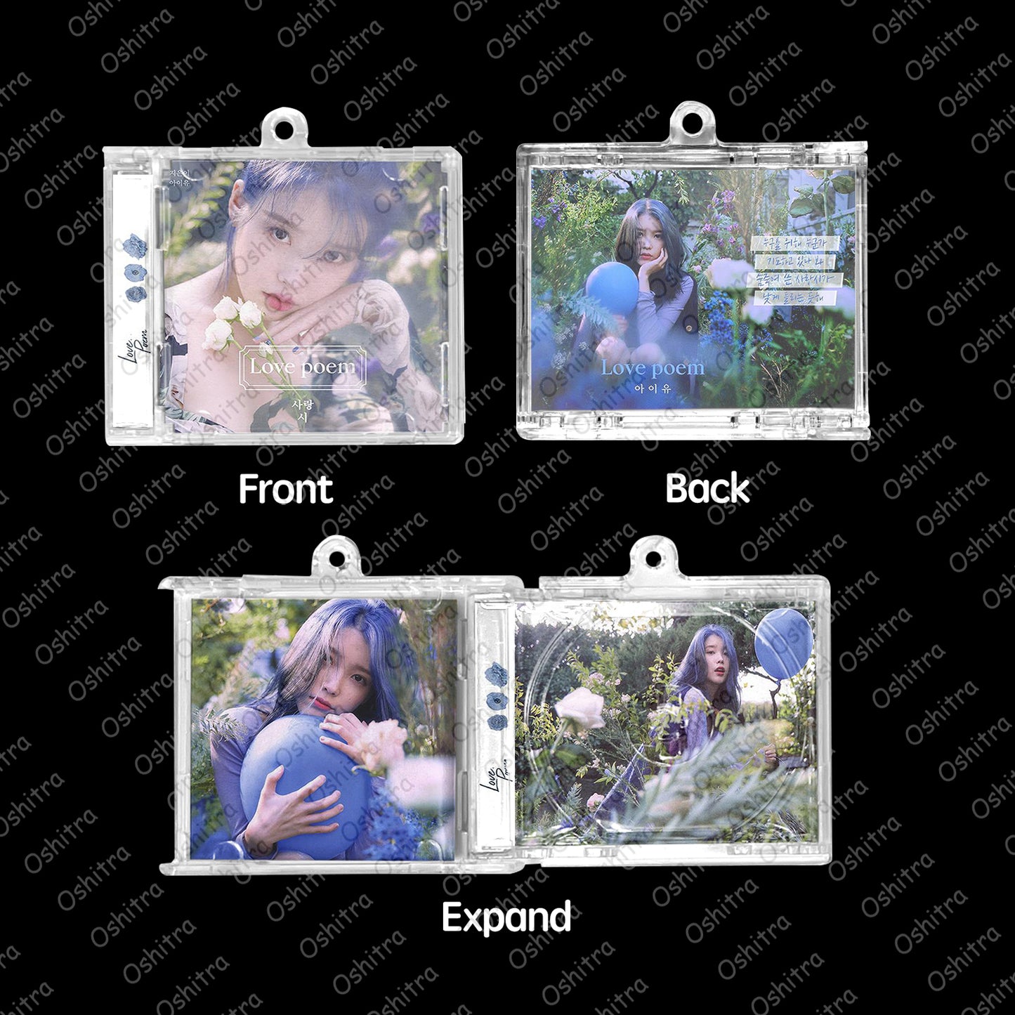 IU「Love Poem」Mini Album NFCミニアルバムキーホルダー スマホタッチで音楽再生 推し活グッズ