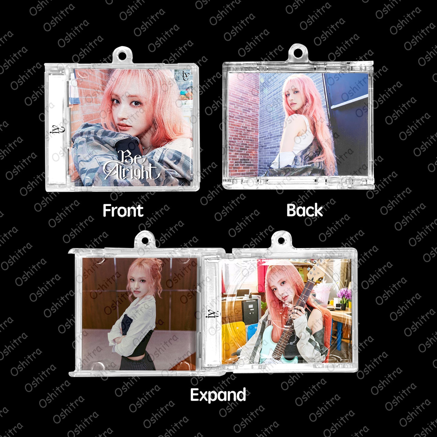 IVE「Be Alright」Mini Album NFCミニアルバムキーホルダー スマホタッチで音楽再生 推し活グッズ