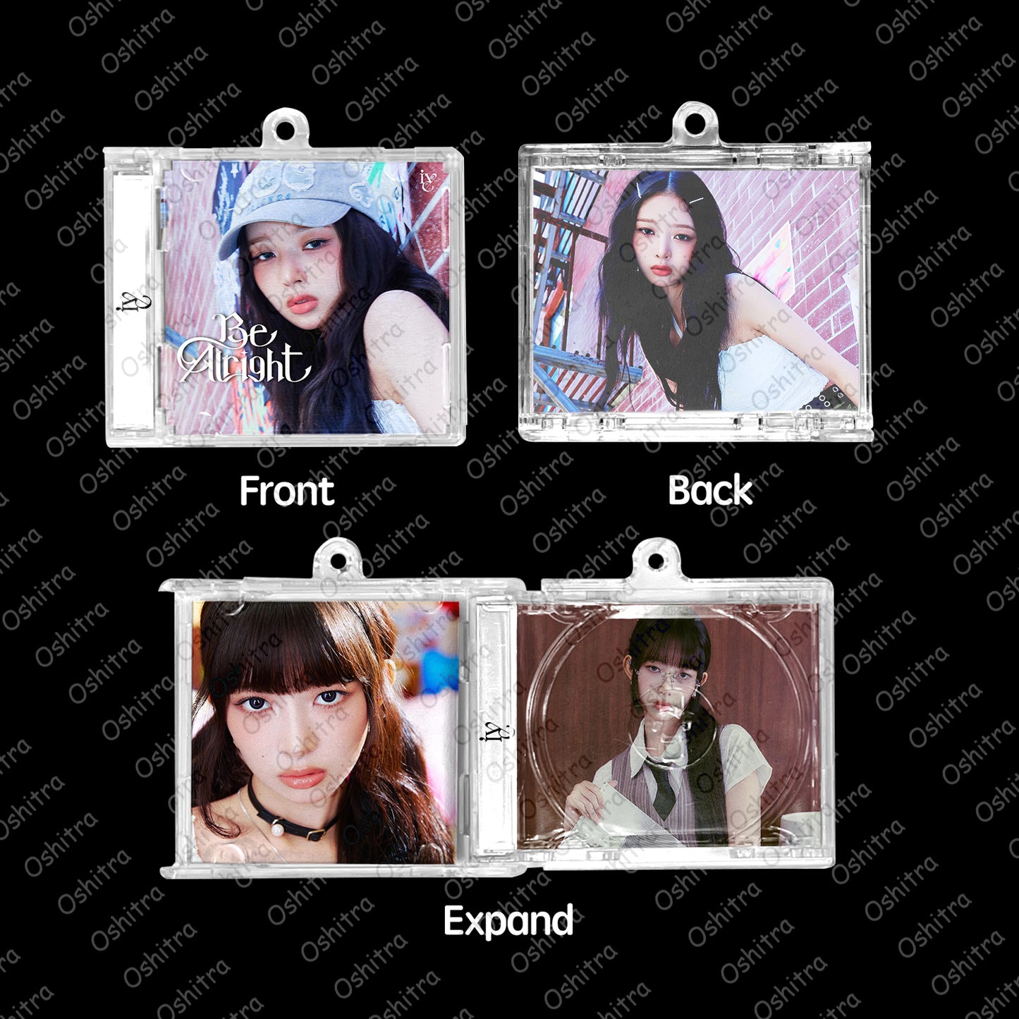 IVE「Be Alright」Mini Album NFCミニアルバムキーホルダー スマホタッチで音楽再生 推し活グッズ