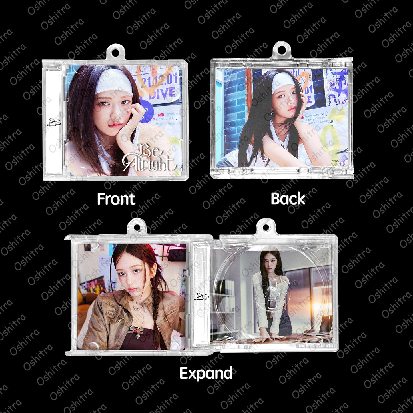 IVE「Be Alright」Mini Album NFCミニアルバムキーホルダー スマホタッチで音楽再生 推し活グッズ