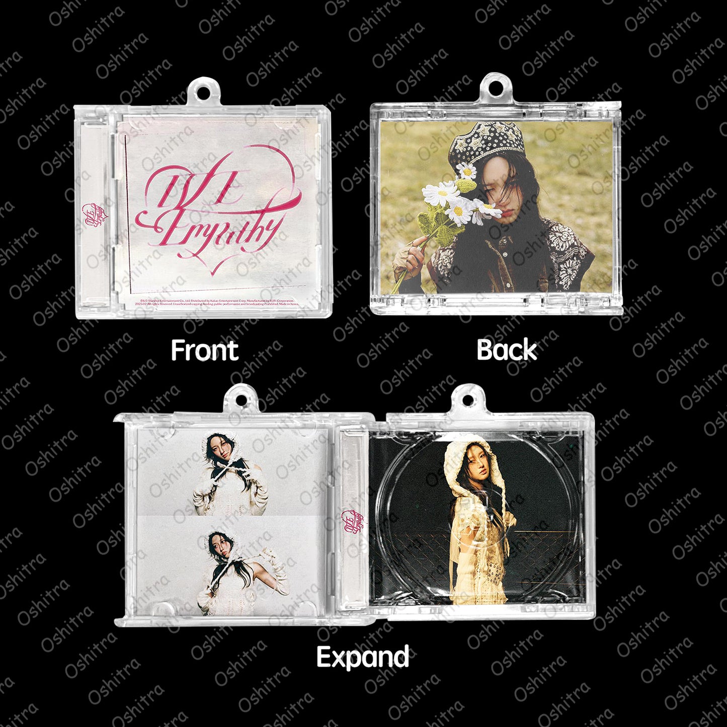 IVE「EMPATHY」Mini Album NFCミニアルバムキーホルダー スマホタッチで音楽再生 推し活グッズ