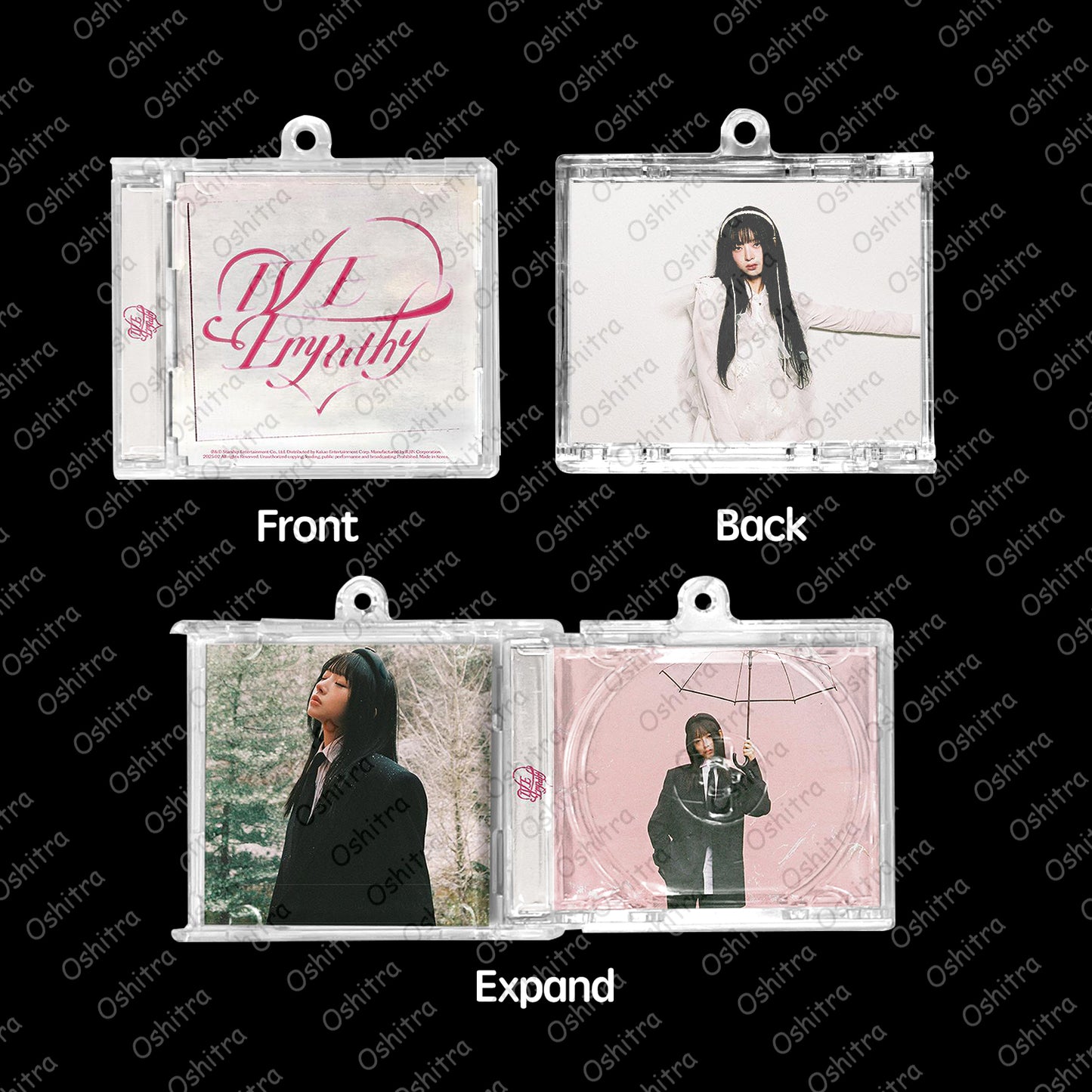 IVE「EMPATHY」Mini Album NFCミニアルバムキーホルダー スマホタッチで音楽再生 推し活グッズ