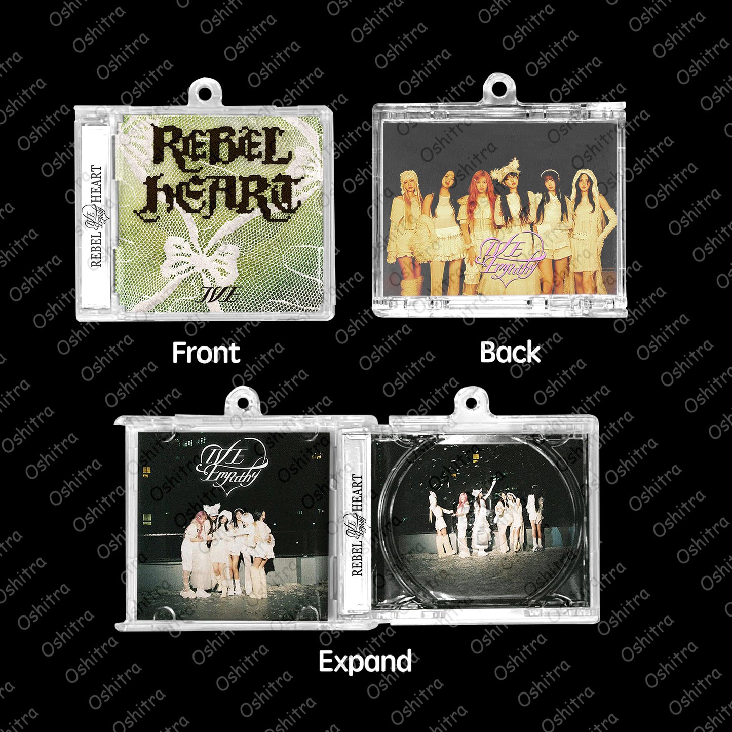 IVE「Rebel Heart」Mini Album NFCミニアルバムキーホルダー スマホタッチで音楽再生 推し活グッズ