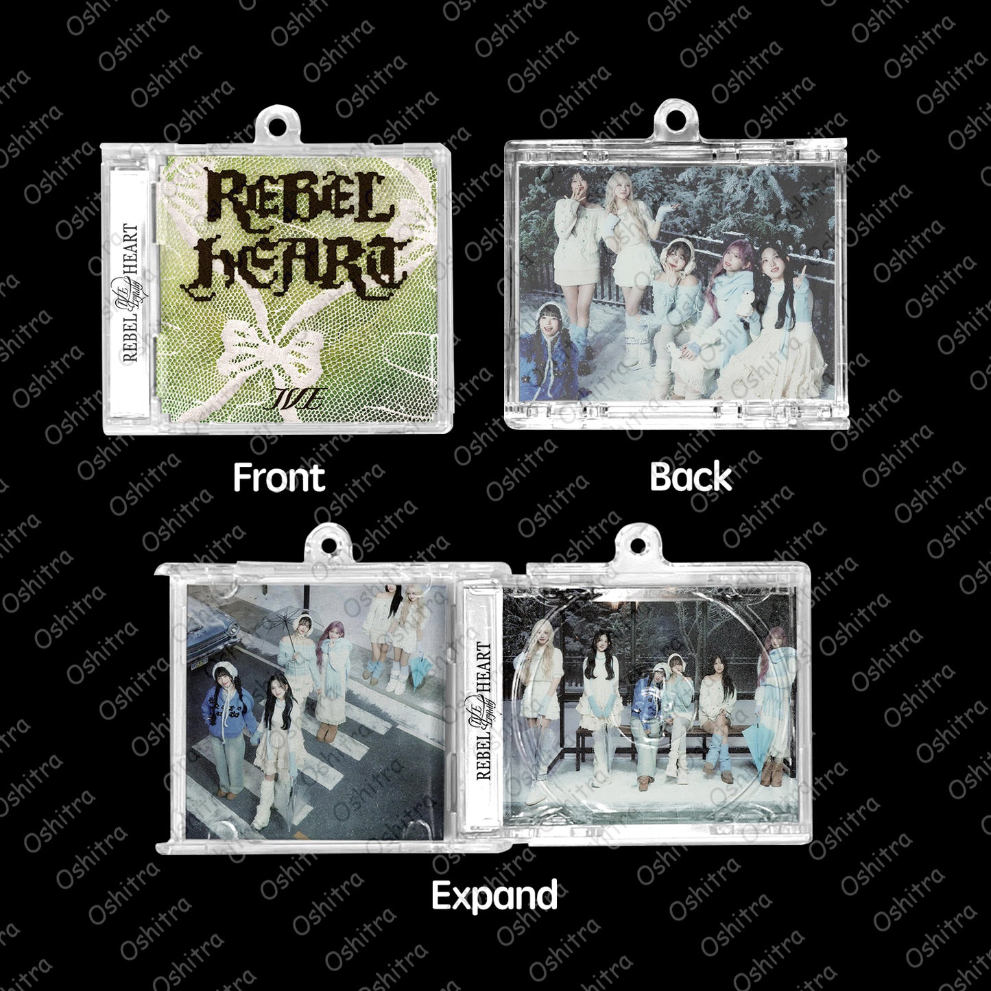IVE「Rebel Heart」Mini Album NFCミニアルバムキーホルダー スマホタッチで音楽再生 推し活グッズ