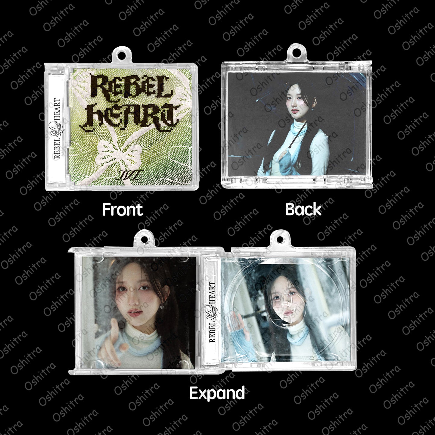 IVE「Rebel Heart」Mini Album NFCミニアルバムキーホルダー スマホタッチで音楽再生 推し活グッズ
