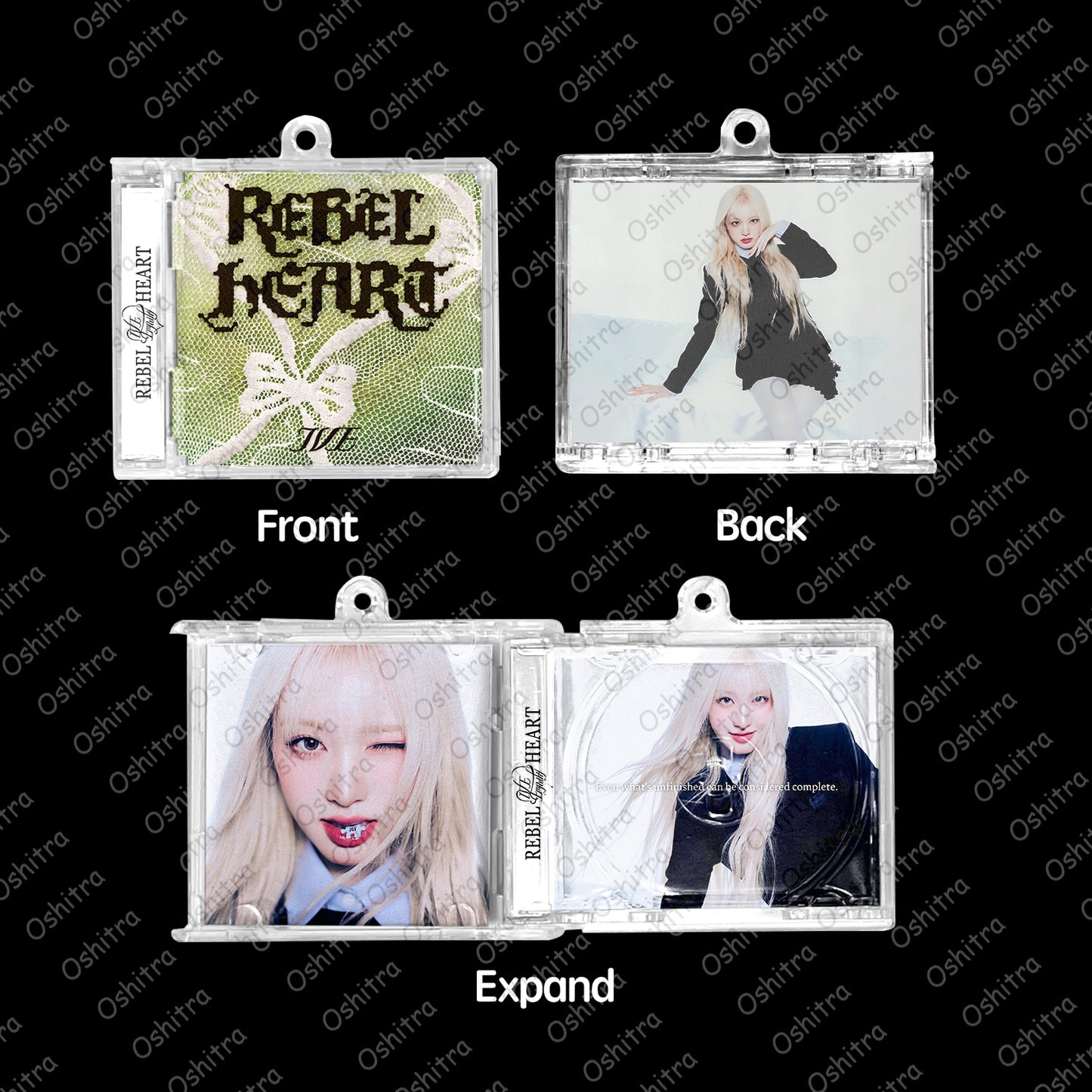 IVE「Rebel Heart」Mini Album NFCミニアルバムキーホルダー スマホタッチで音楽再生 推し活グッズ