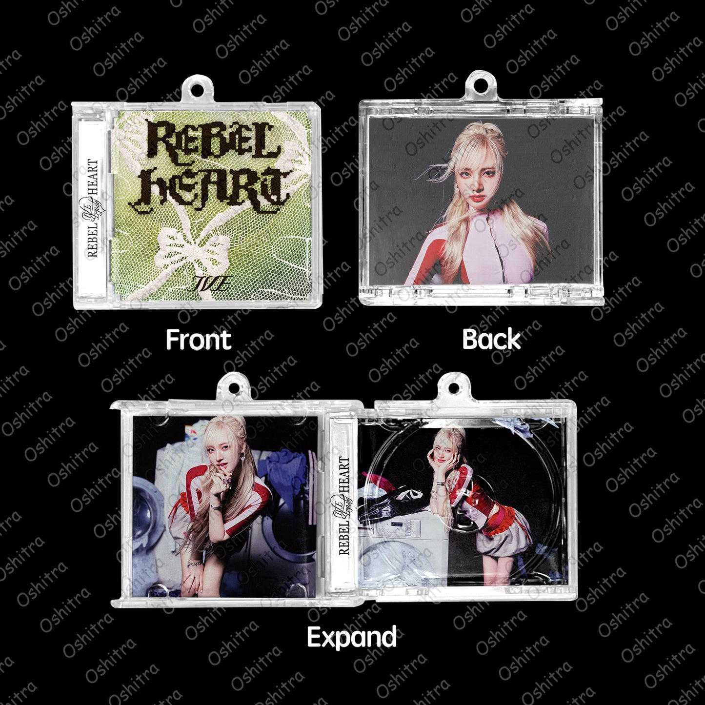 IVE「Rebel Heart」Mini Album NFCミニアルバムキーホルダー スマホタッチで音楽再生 推し活グッズ