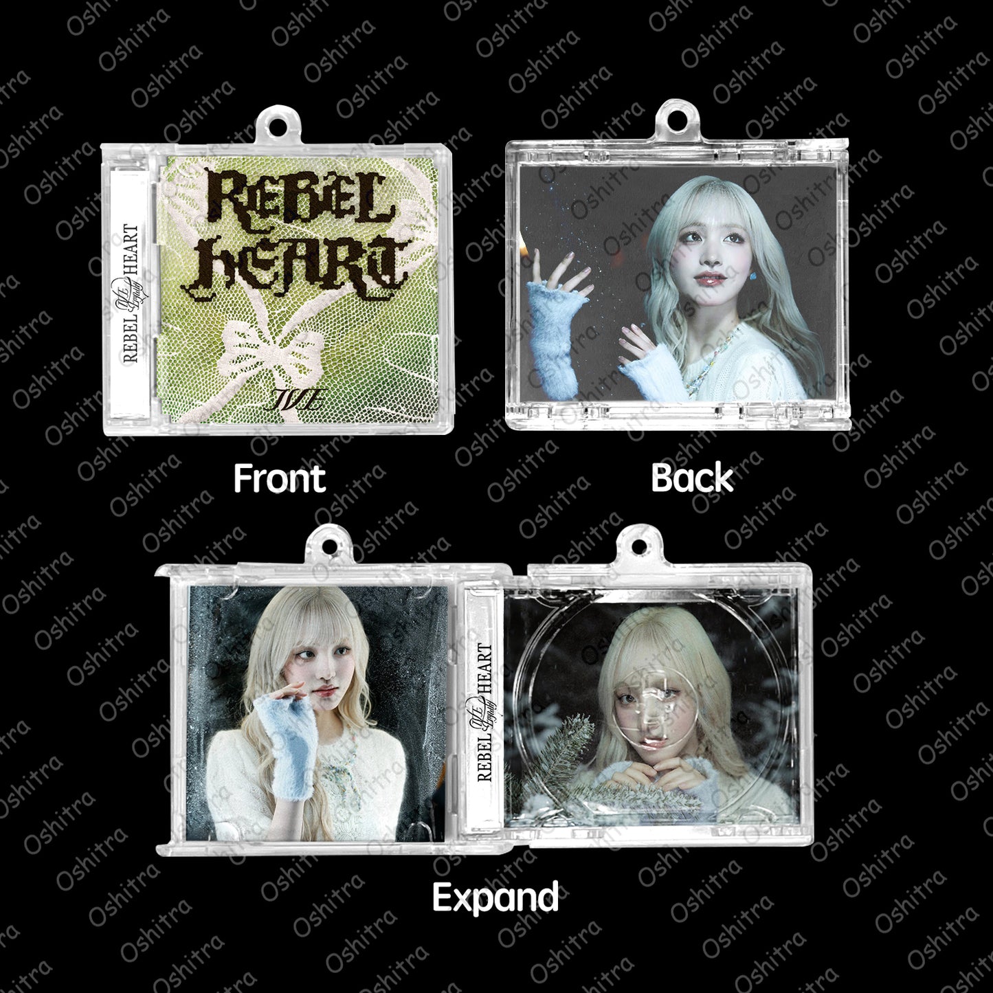 IVE「Rebel Heart」Mini Album NFCミニアルバムキーホルダー スマホタッチで音楽再生 推し活グッズ