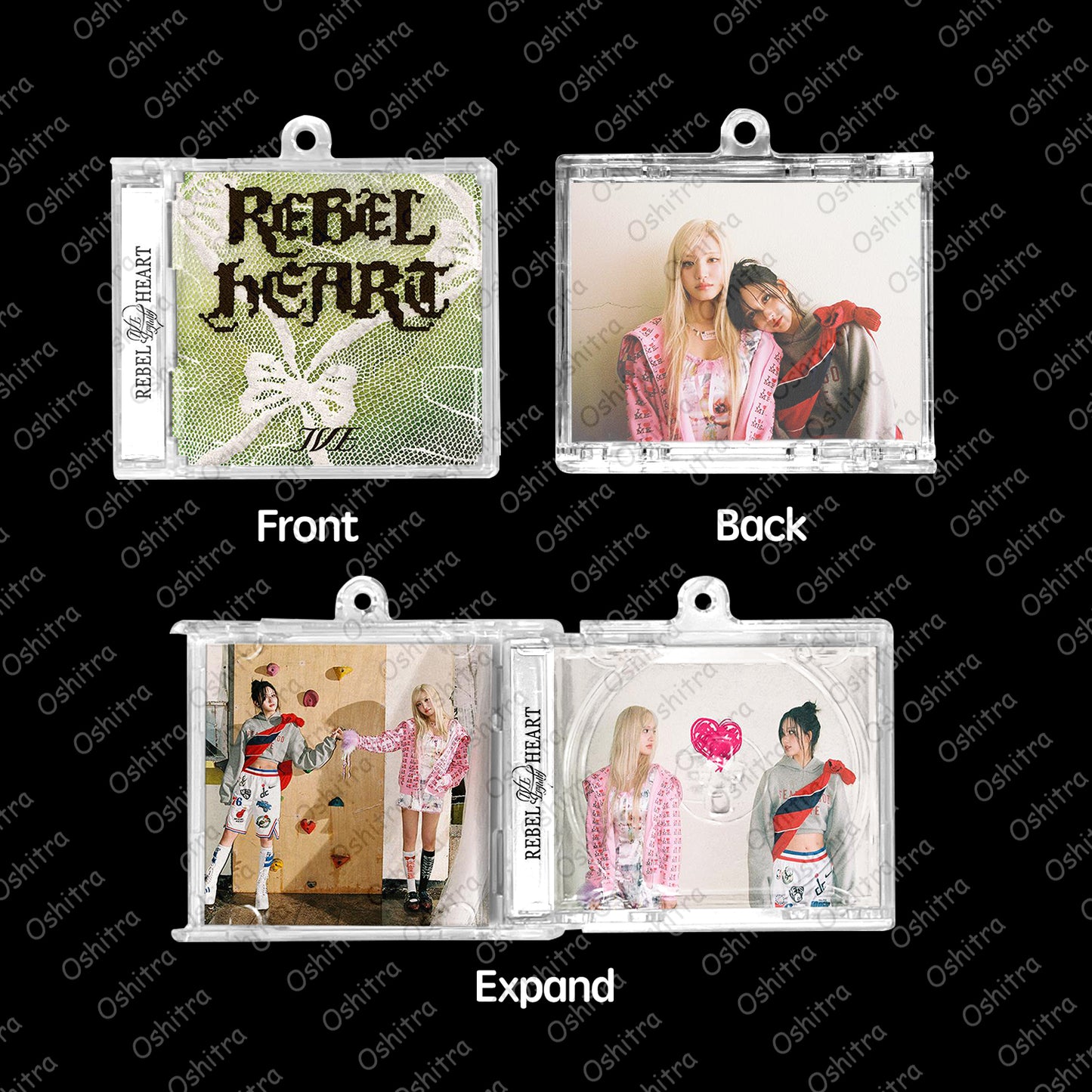IVE「Rebel Heart」Mini Album NFCミニアルバムキーホルダー スマホタッチで音楽再生 推し活グッズ