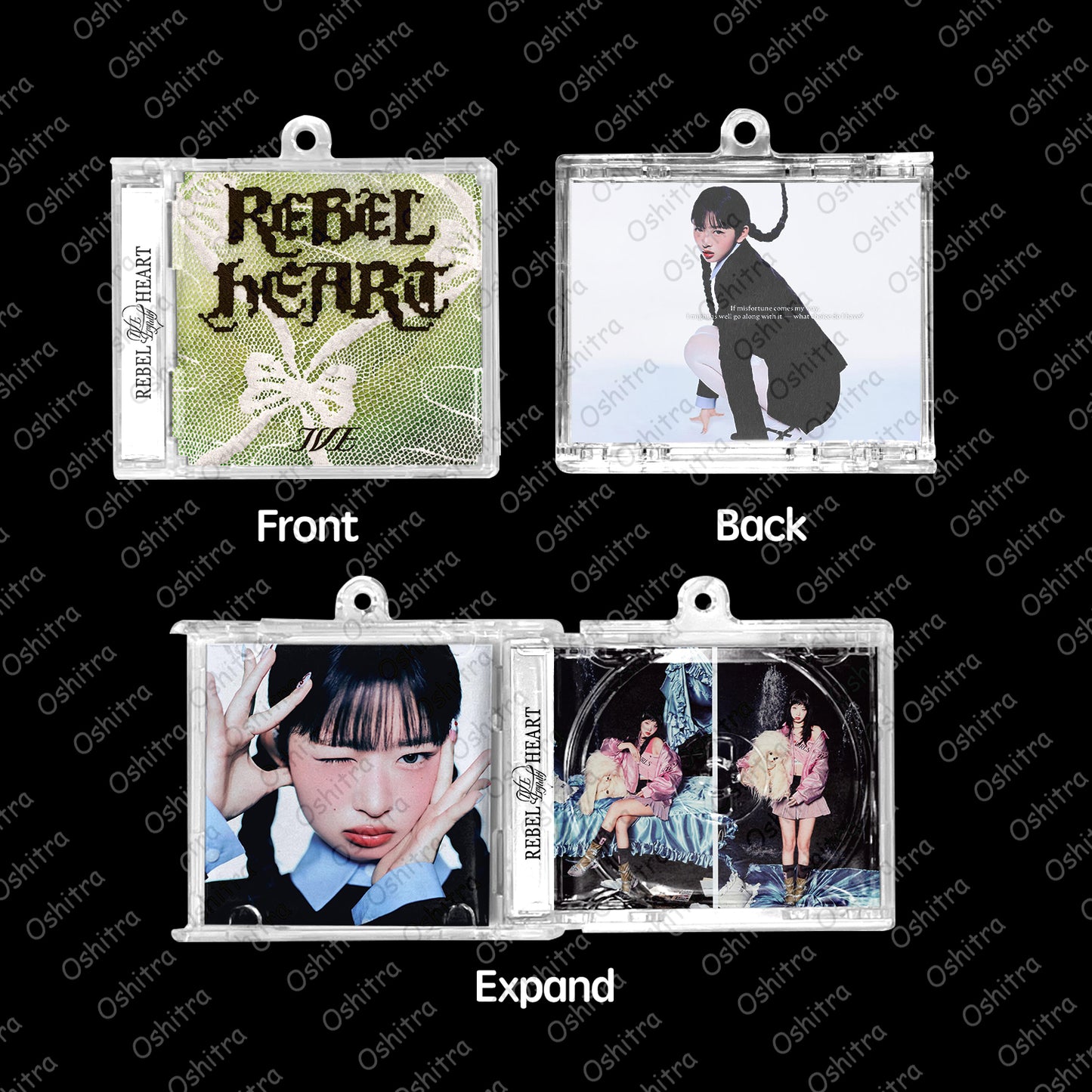 IVE「Rebel Heart」Mini Album NFCミニアルバムキーホルダー スマホタッチで音楽再生 推し活グッズ