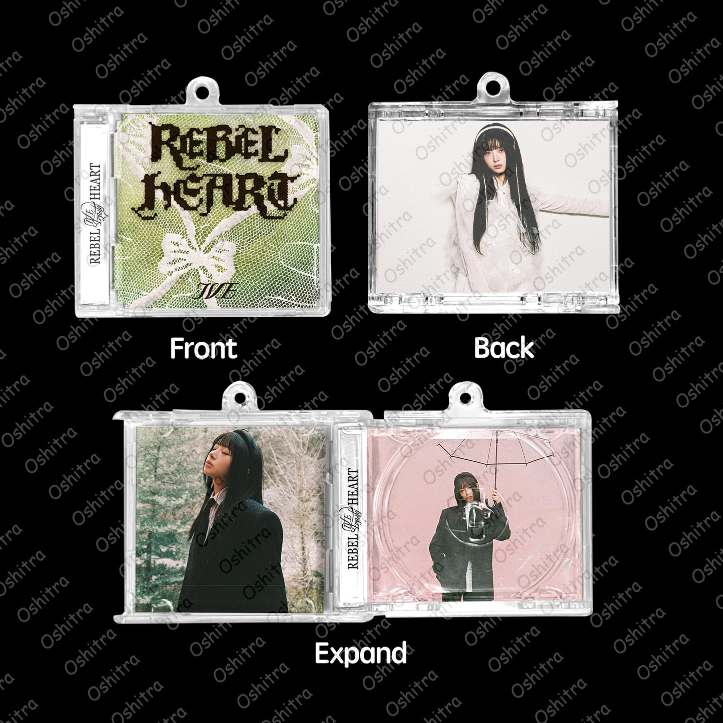 IVE「Rebel Heart」Mini Album NFCミニアルバムキーホルダー スマホタッチで音楽再生 推し活グッズ