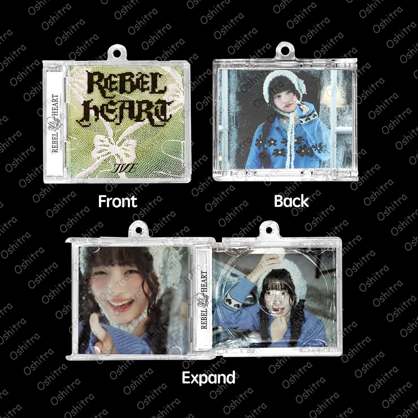 IVE「Rebel Heart」Mini Album NFCミニアルバムキーホルダー スマホタッチで音楽再生 推し活グッズ
