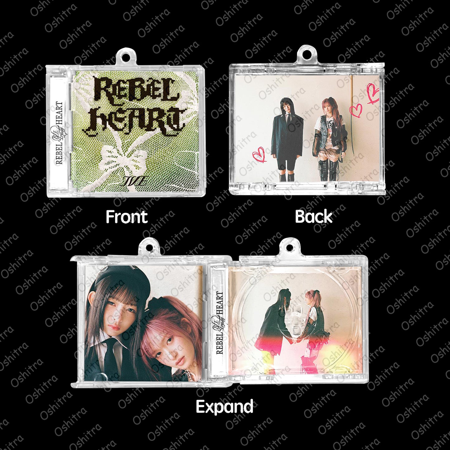 IVE「Rebel Heart」Mini Album NFCミニアルバムキーホルダー スマホタッチで音楽再生 推し活グッズ