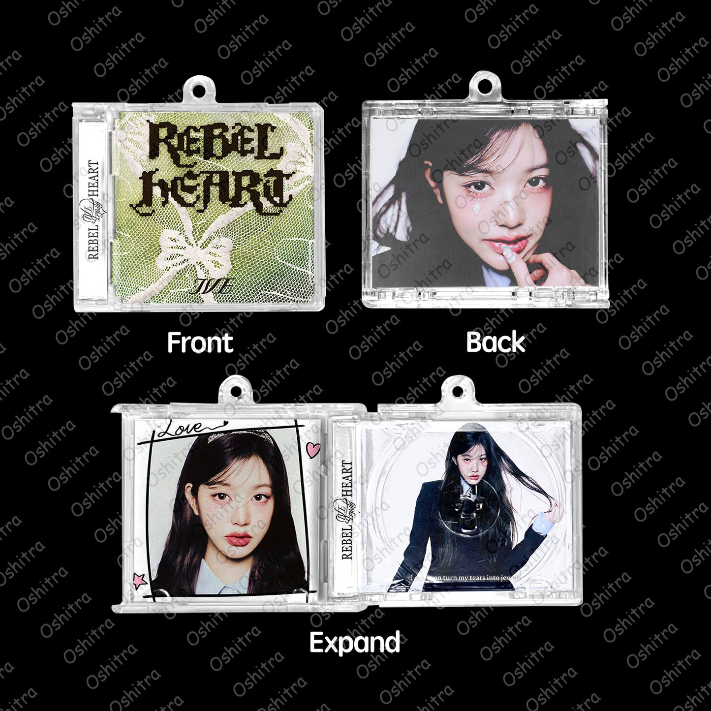 IVE「Rebel Heart」Mini Album NFCミニアルバムキーホルダー スマホタッチで音楽再生 推し活グッズ