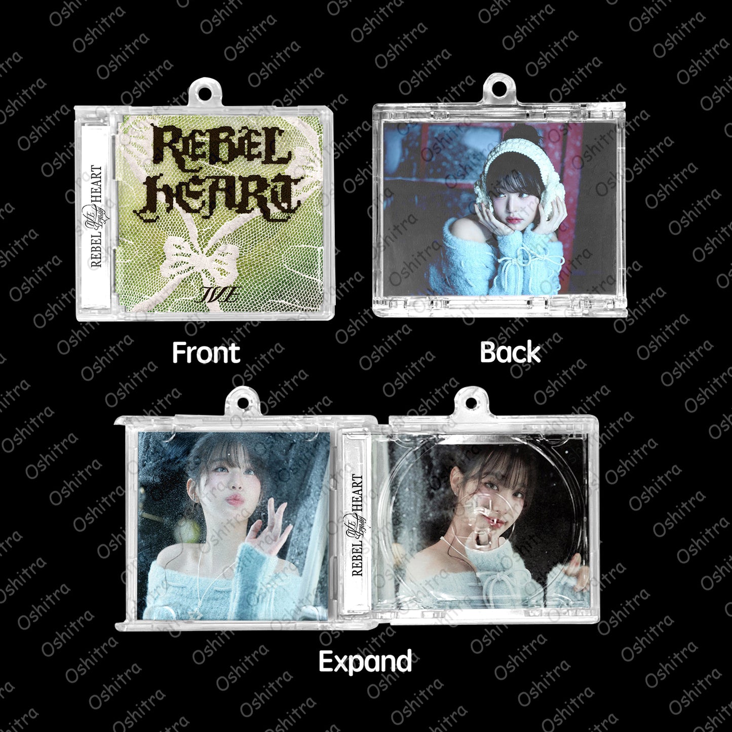 IVE「Rebel Heart」Mini Album NFCミニアルバムキーホルダー スマホタッチで音楽再生 推し活グッズ