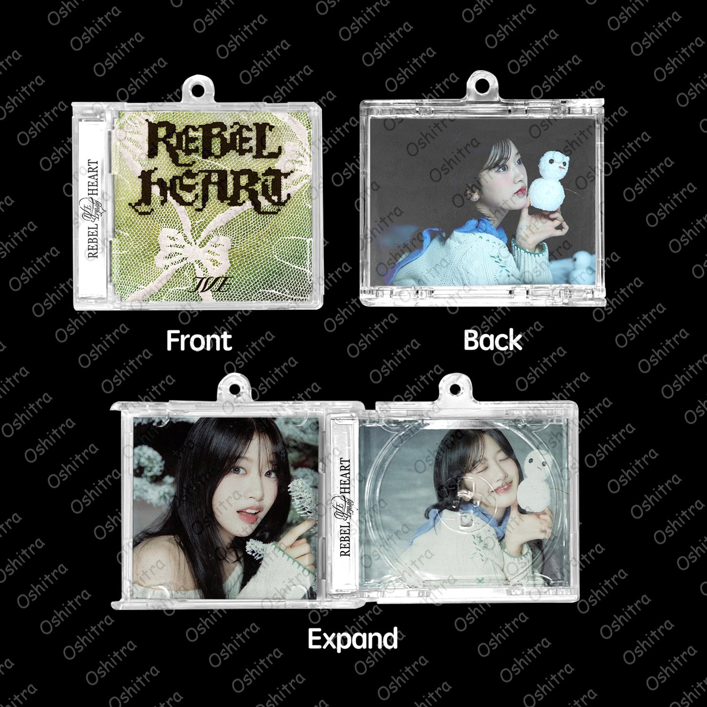 IVE「Rebel Heart」Mini Album NFCミニアルバムキーホルダー スマホタッチで音楽再生 推し活グッズ