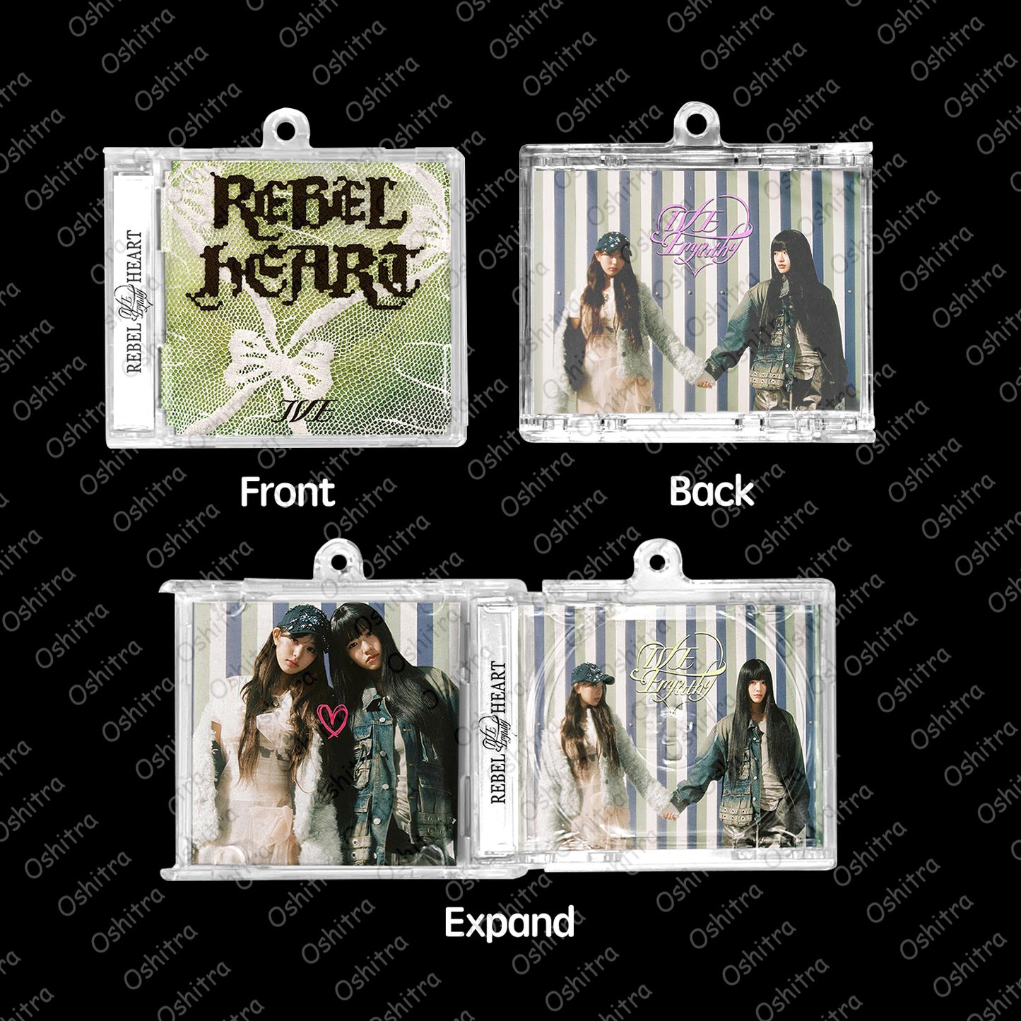 IVE「Rebel Heart」Mini Album NFCミニアルバムキーホルダー スマホタッチで音楽再生 推し活グッズ
