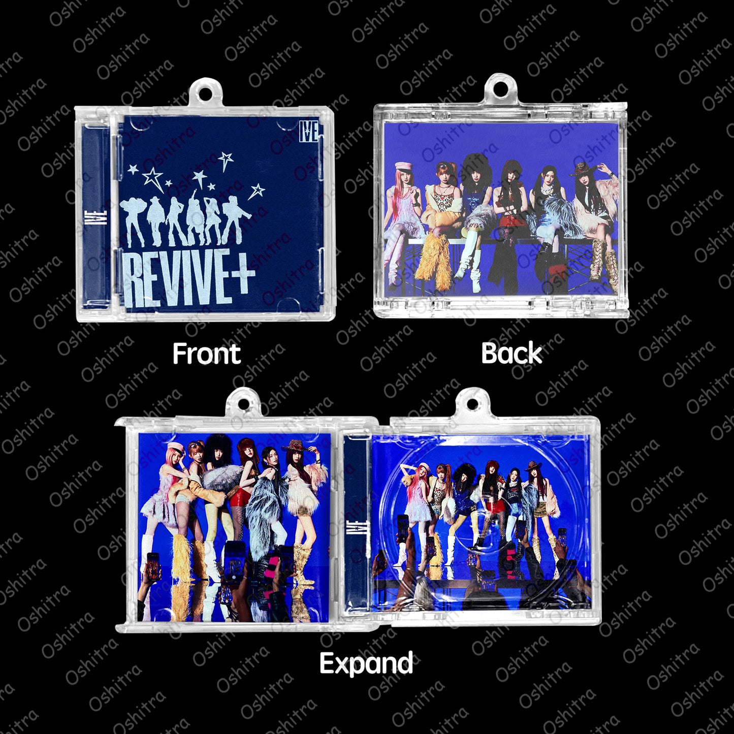 IVE「REVIVE」Mini Album NFCミニアルバムキーホルダー スマホタッチで音楽再生 推し活グッズ