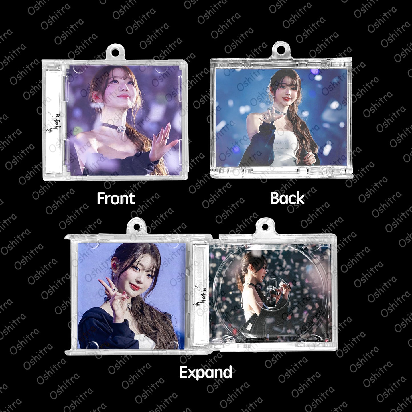 IVE「World Tour 2Nd」Mini Album NFCミニアルバムキーホルダー スマホタッチで音楽再生 推し活グッズ