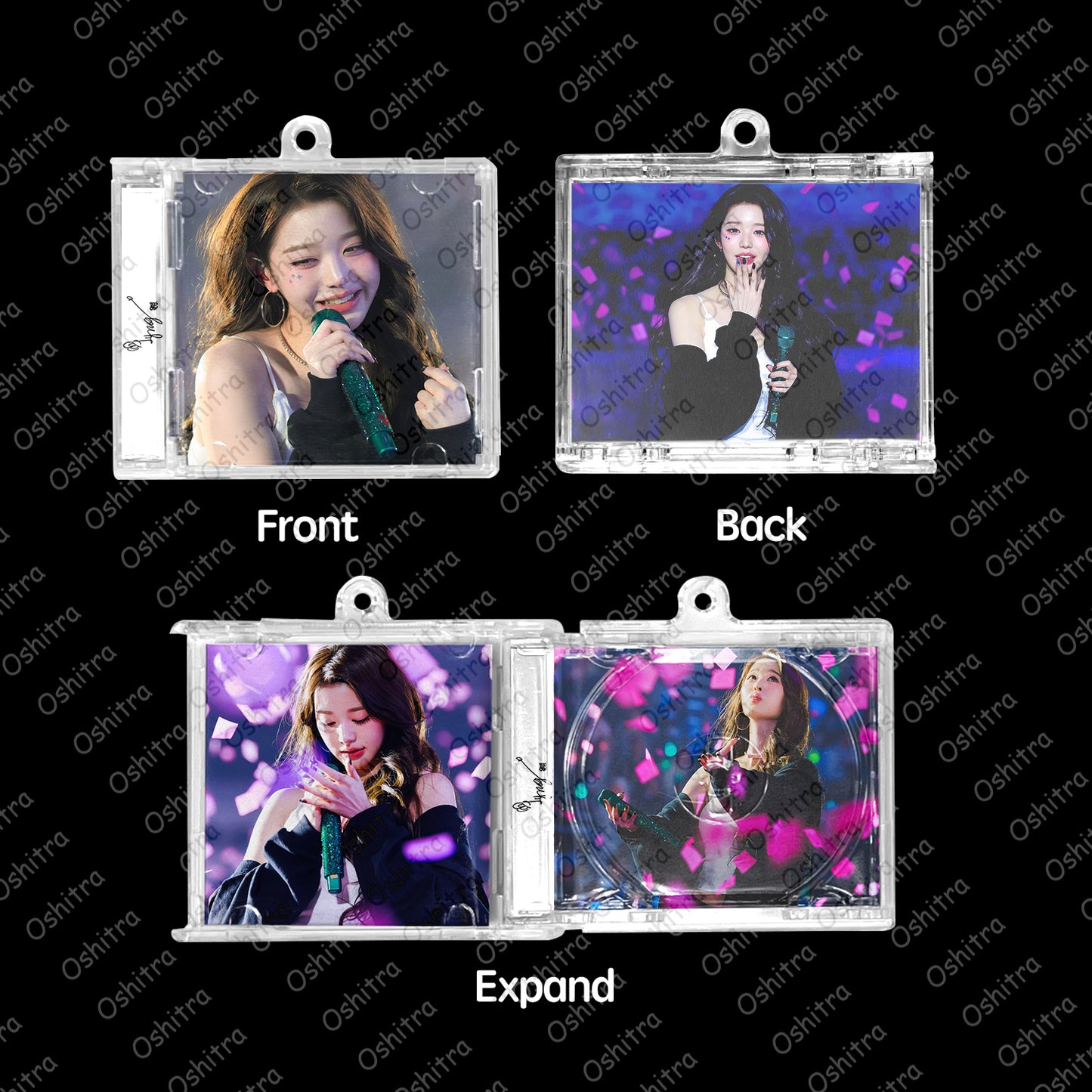 IVE「World Tour 2Nd」Mini Album NFCミニアルバムキーホルダー スマホタッチで音楽再生 推し活グッズ