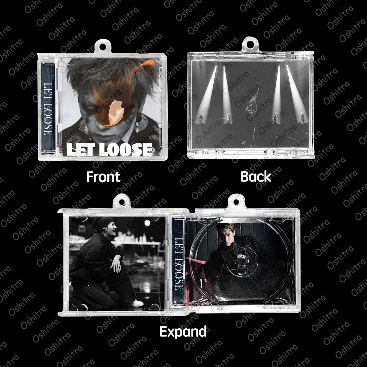 Jackson「Let Loose」Mini Album NFCミニアルバムキーホルダー スマホタッチで音楽再生 推し活グッズ
