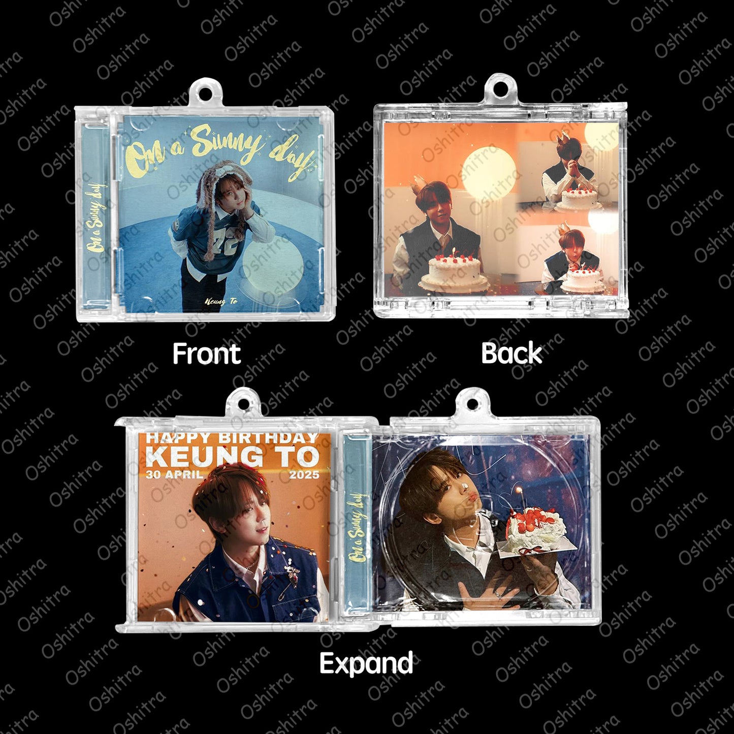 姜濤 KEUNGTO「On A Sunny Day」Mini Album NFCミニアルバムキーホルダー スマホタッチで音楽再生 推し活グッズ