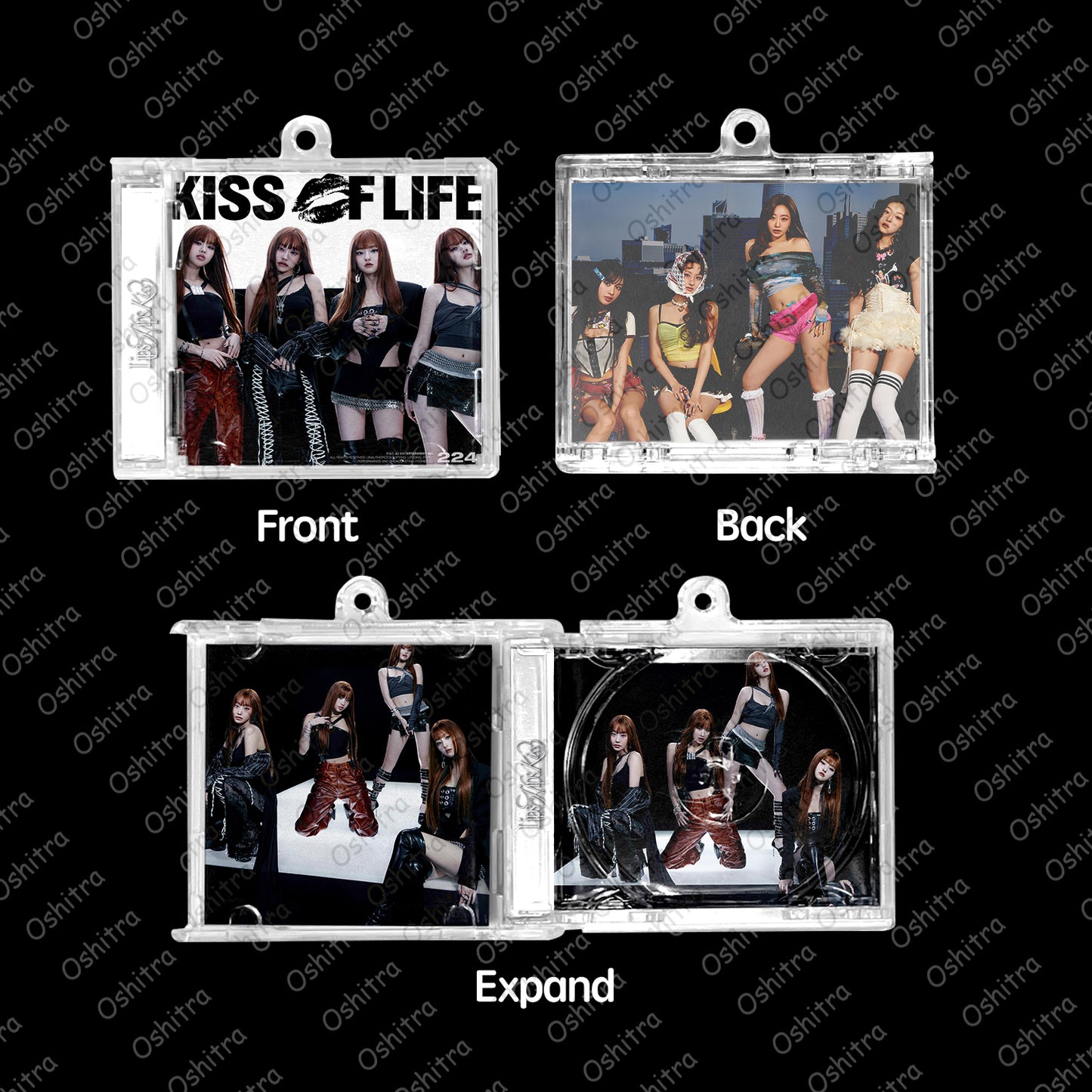 Kiss of life「224」Mini Album NFCミニアルバムキーホルダー スマホタッチで音楽再生 推し活グッズ