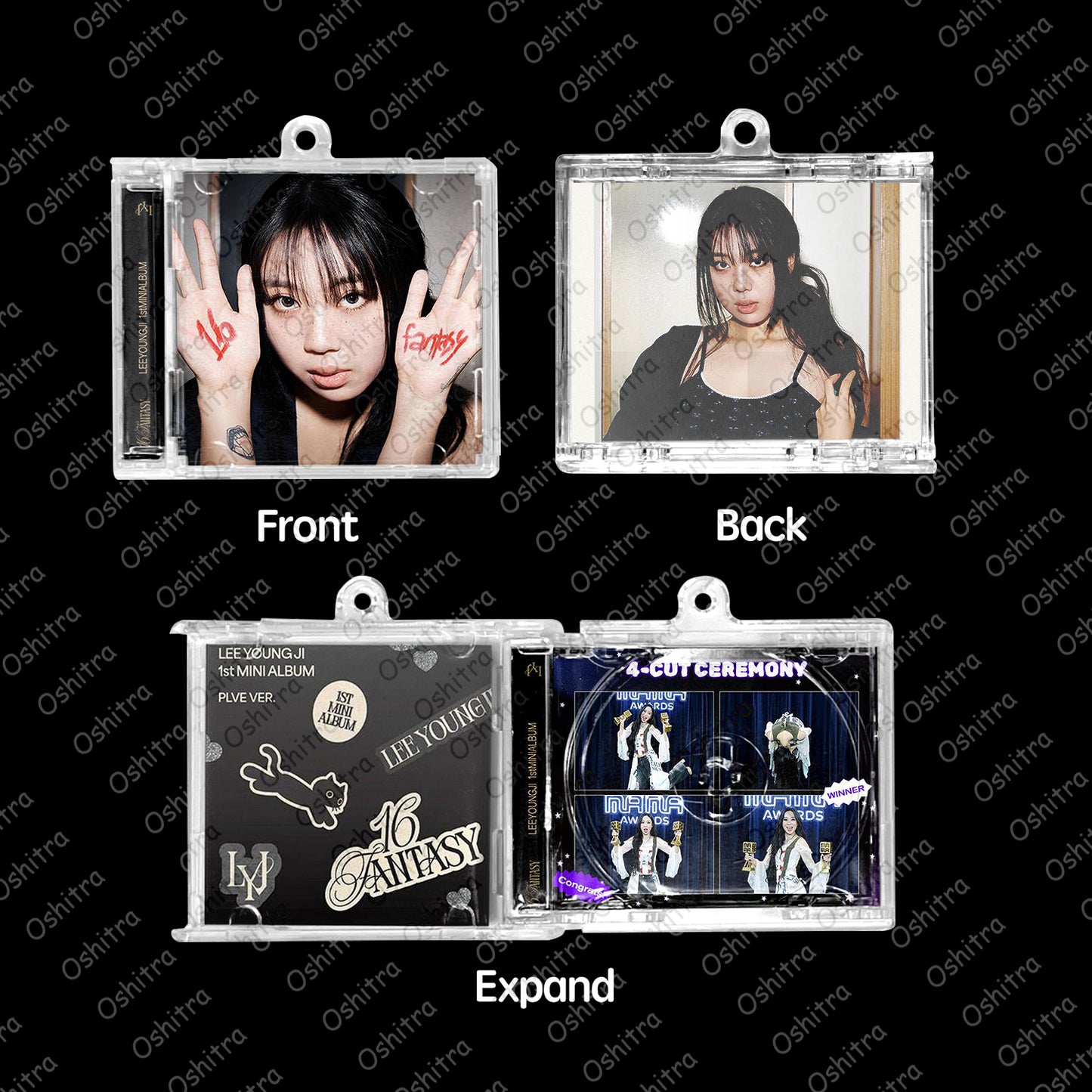 LEEYOUNGJI「16Fantasy」Mini Album NFCミニアルバムキーホルダー スマホタッチで音楽再生 推し活グッズ