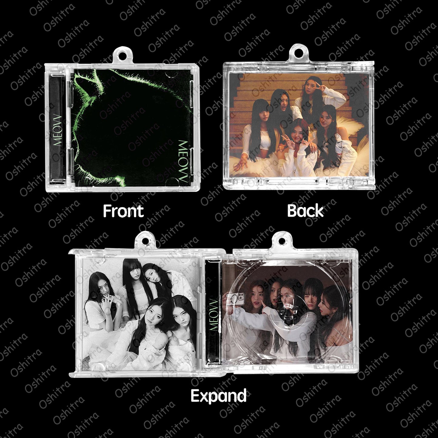 MEOVV「Toxic」Mini Album NFCミニアルバムキーホルダー スマホタッチで音楽再生 推し活グッズ
