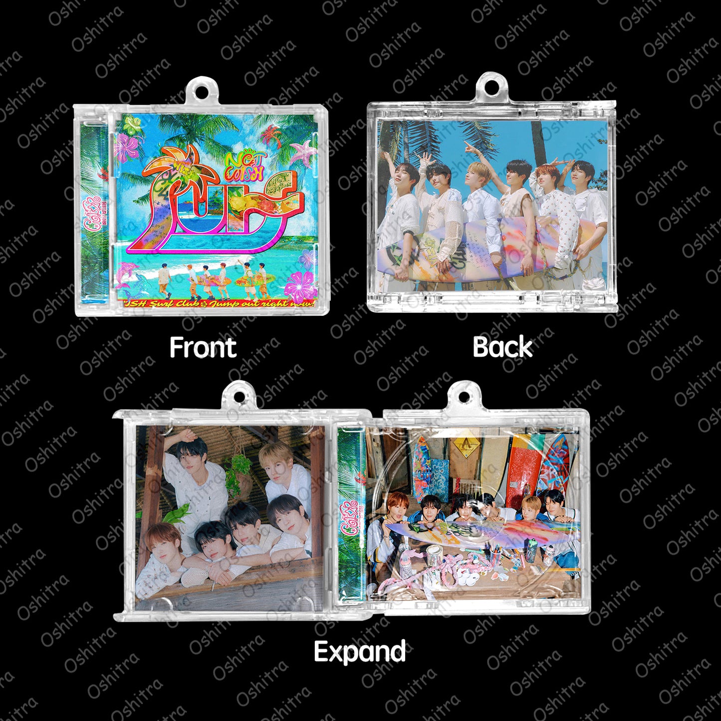 NCT WISH SURF「SURF」Mini Album NFCミニアルバムキーホルダー スマホタッチで音楽再生 推し活グッズ