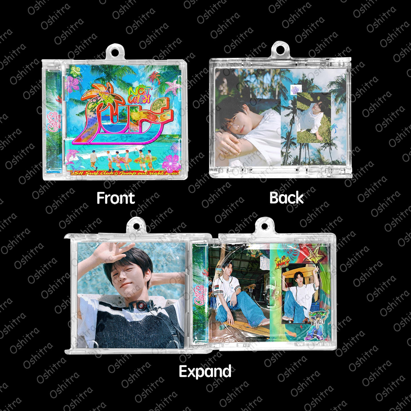 NCT WISH SURF「SURF」Mini Album NFCミニアルバムキーホルダー スマホタッチで音楽再生 推し活グッズ