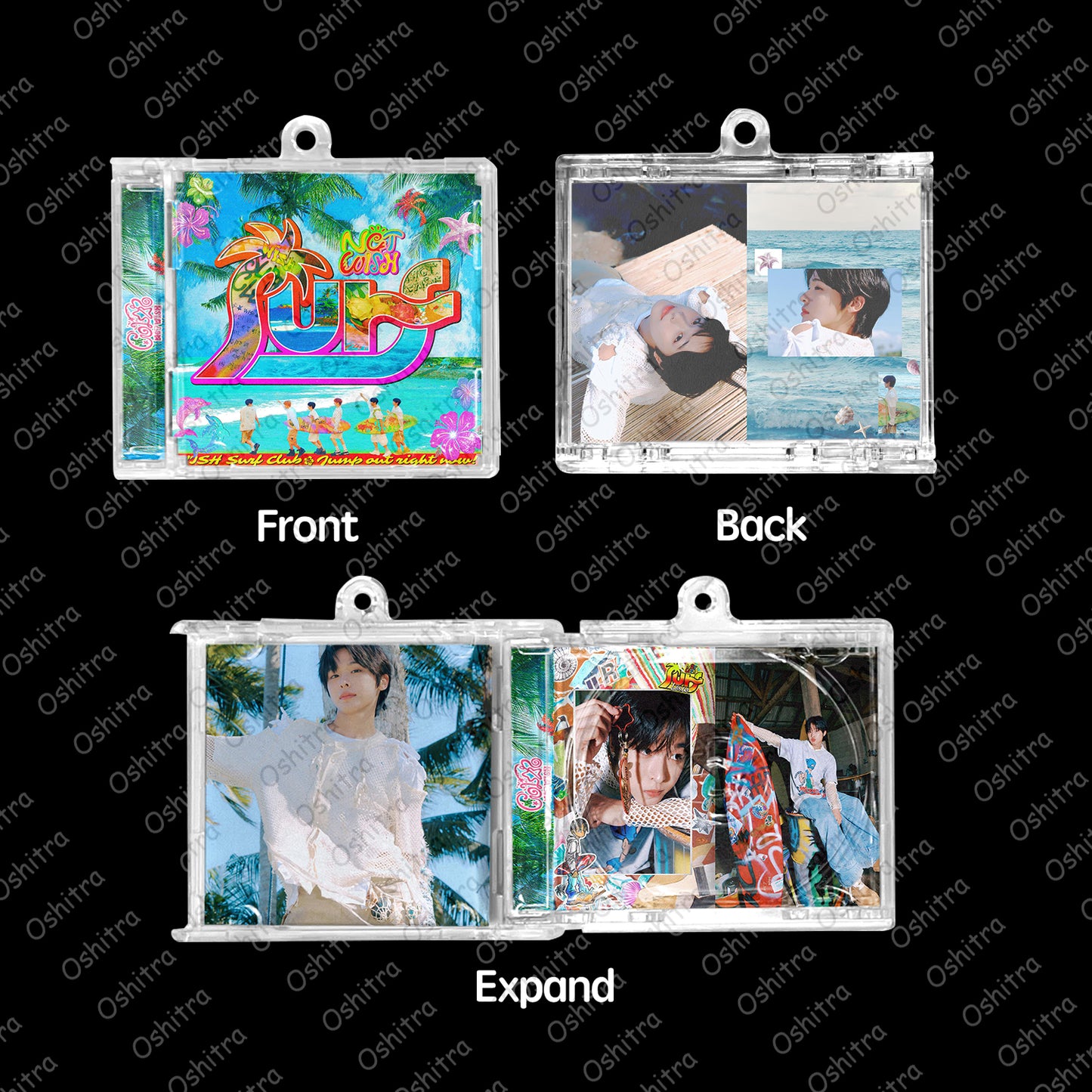 NCT WISH SURF「SURF」Mini Album NFCミニアルバムキーホルダー スマホタッチで音楽再生 推し活グッズ