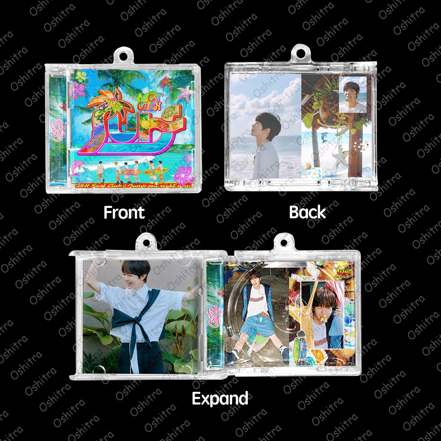 NCT WISH SURF「SURF」Mini Album NFCミニアルバムキーホルダー スマホタッチで音楽再生 推し活グッズ