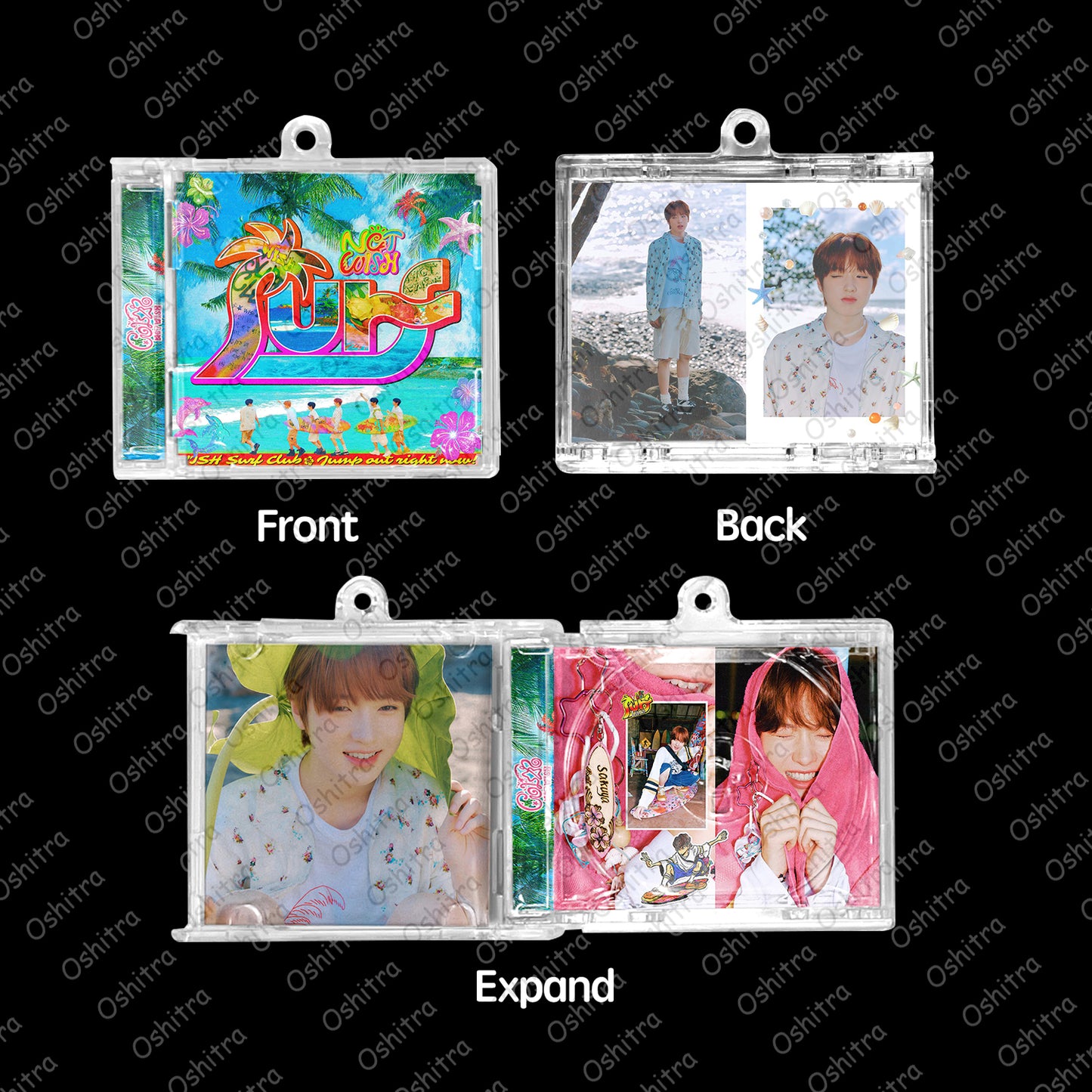 NCT WISH SURF「SURF」Mini Album NFCミニアルバムキーホルダー スマホタッチで音楽再生 推し活グッズ