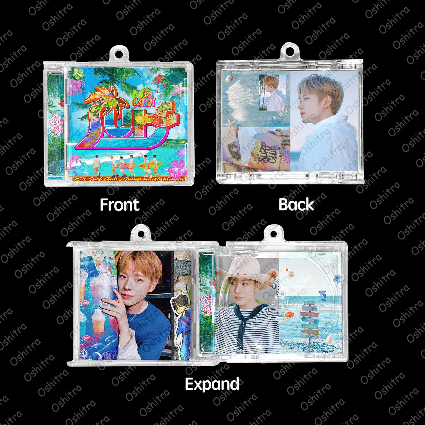 NCT WISH SURF「SURF」Mini Album NFCミニアルバムキーホルダー スマホタッチで音楽再生 推し活グッズ