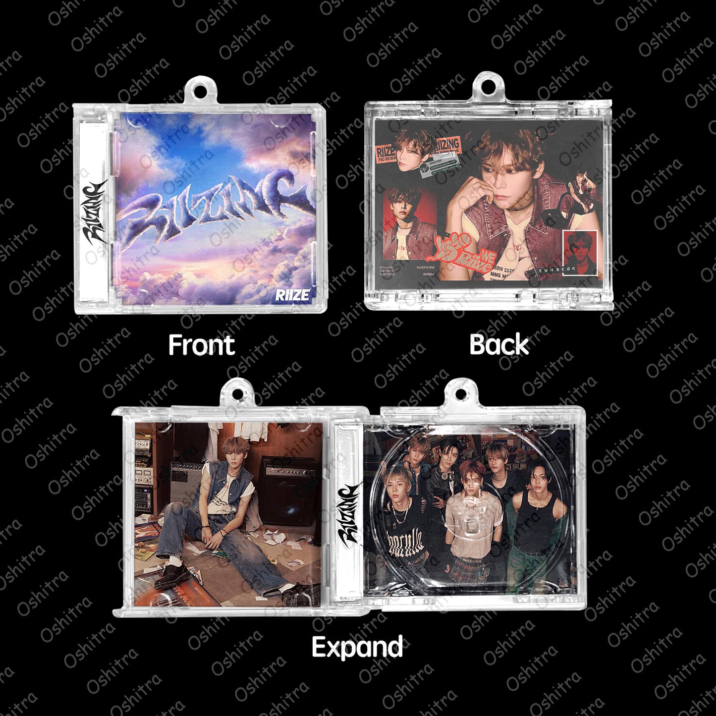 RIIZE「Riizing」Mini Album NFCミニアルバムキーホルダー スマホタッチで音楽再生 推し活グッズ