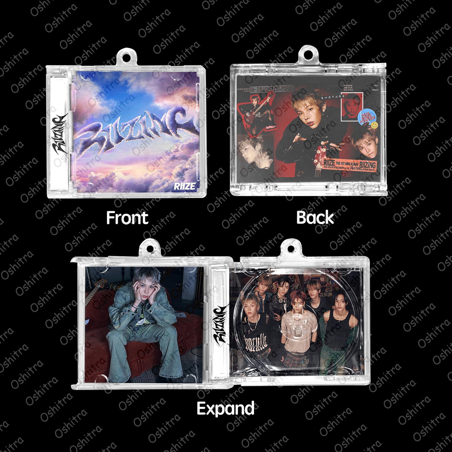 RIIZE「Riizing」Mini Album NFCミニアルバムキーホルダー スマホタッチで音楽再生 推し活グッズ