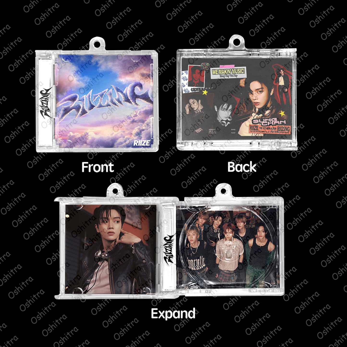 RIIZE「Riizing」Mini Album NFCミニアルバムキーホルダー スマホタッチで音楽再生 推し活グッズ